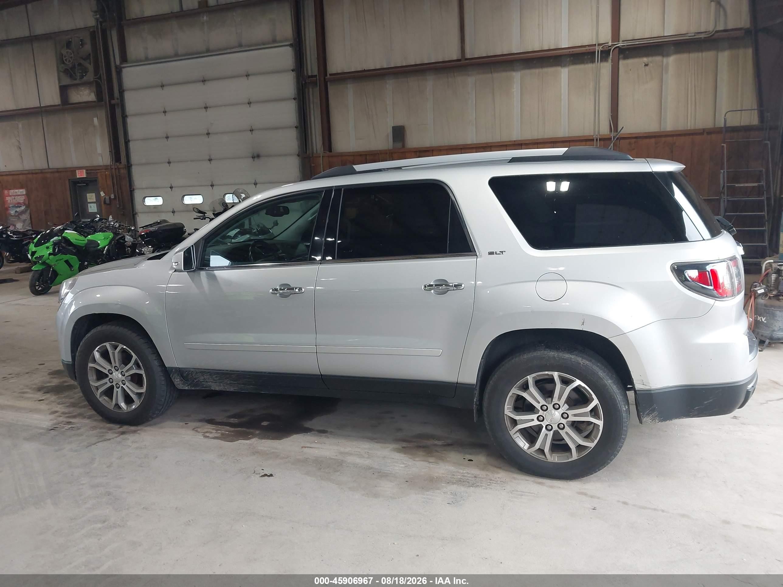2015 Gmc Acadia Slt Silver vin: 1GKKVRKD4FJ324641