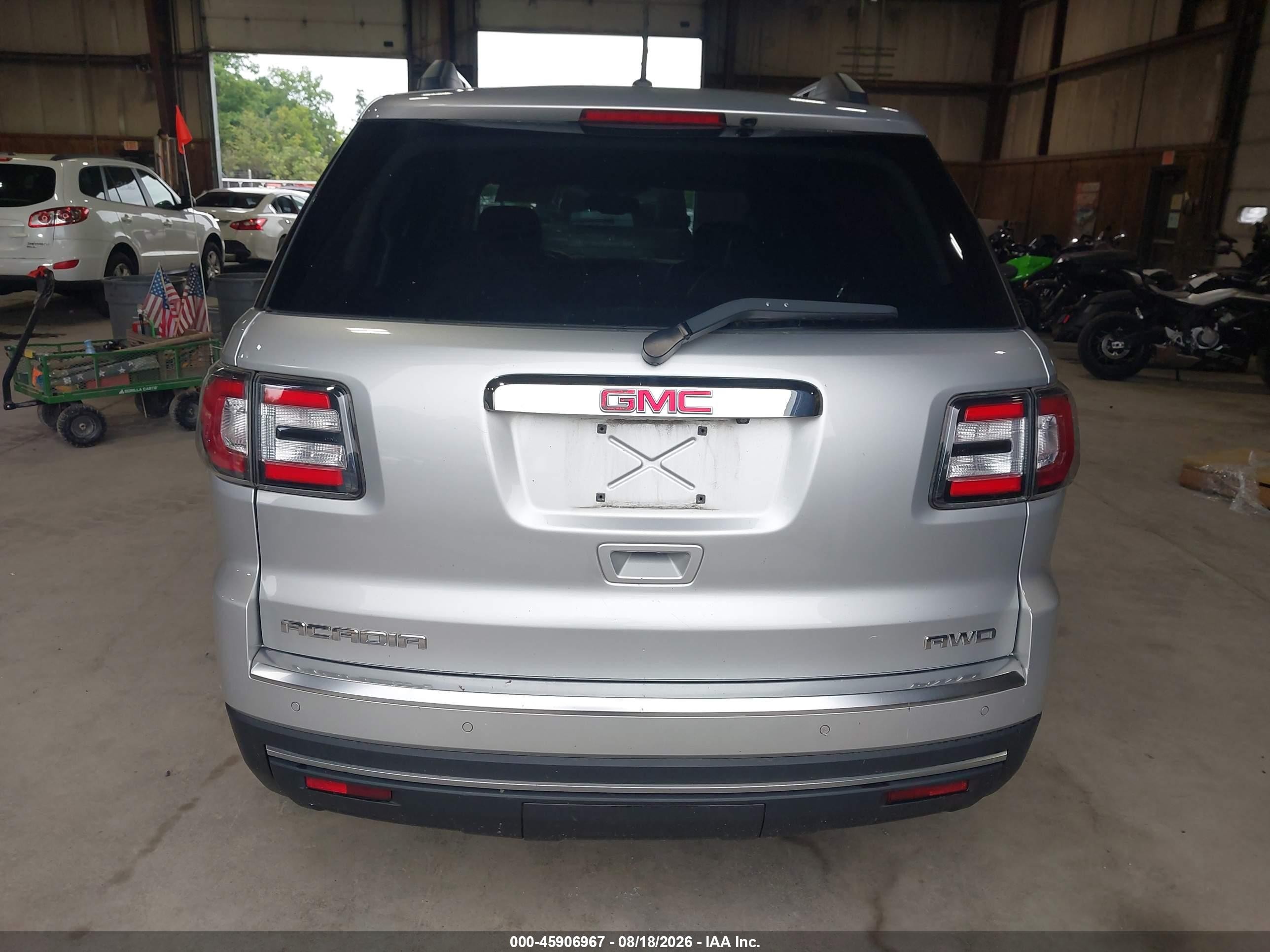 2015 Gmc Acadia Slt Silver vin: 1GKKVRKD4FJ324641