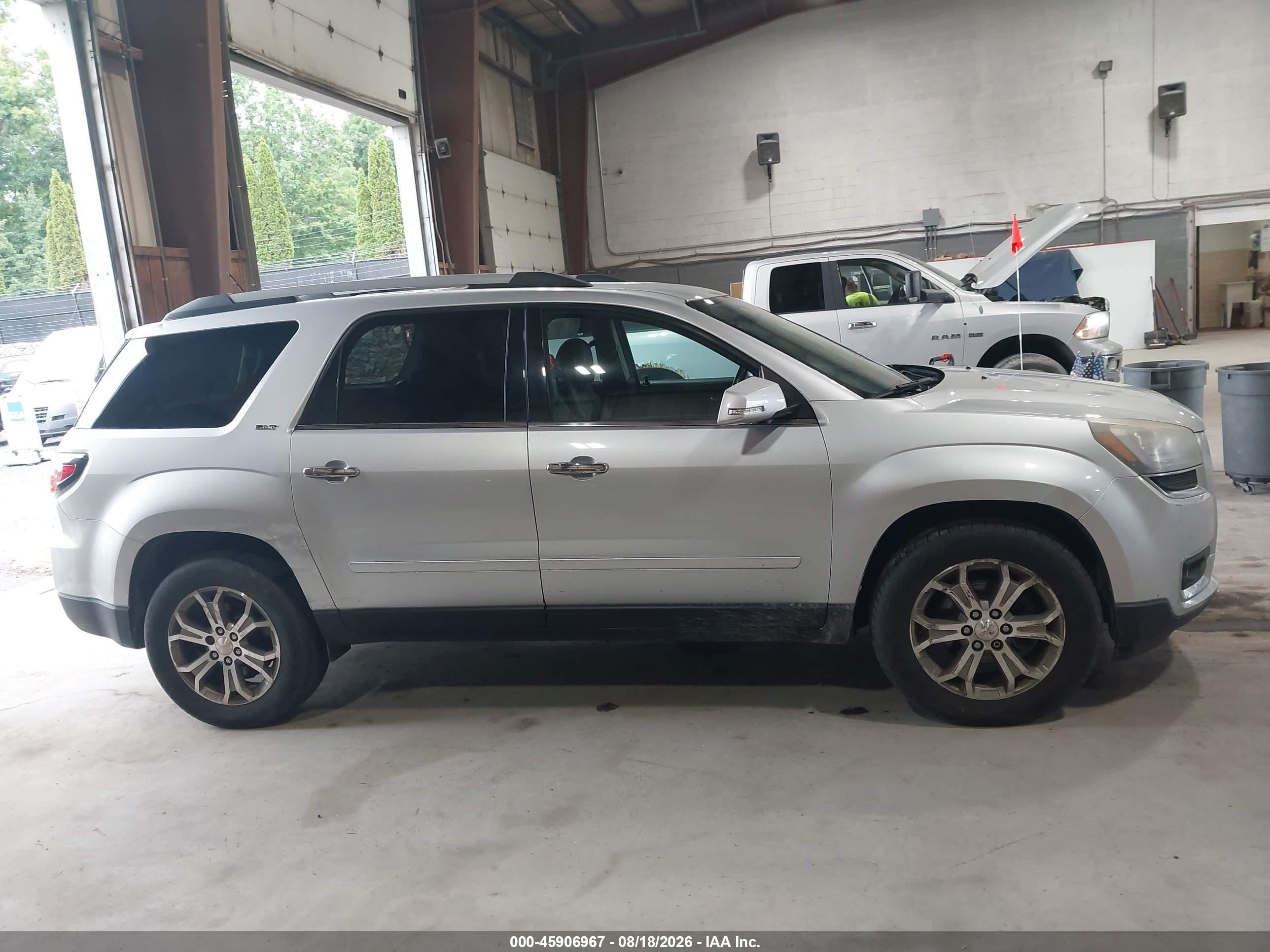 2015 Gmc Acadia Slt Silver vin: 1GKKVRKD4FJ324641