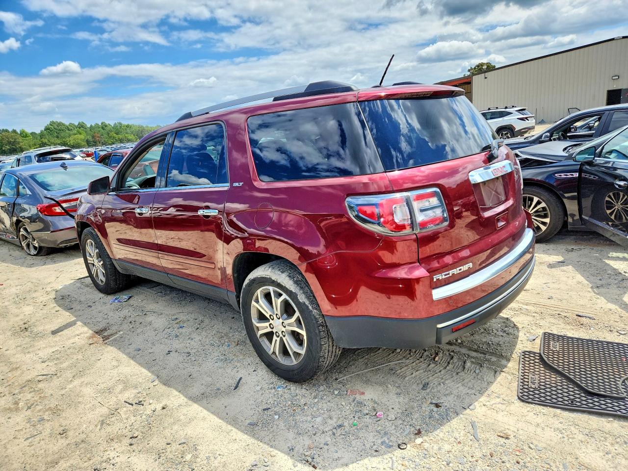2015 Gmc Acadia Slt-1 Maroon vin: 1GKKVRKD4FJ364816