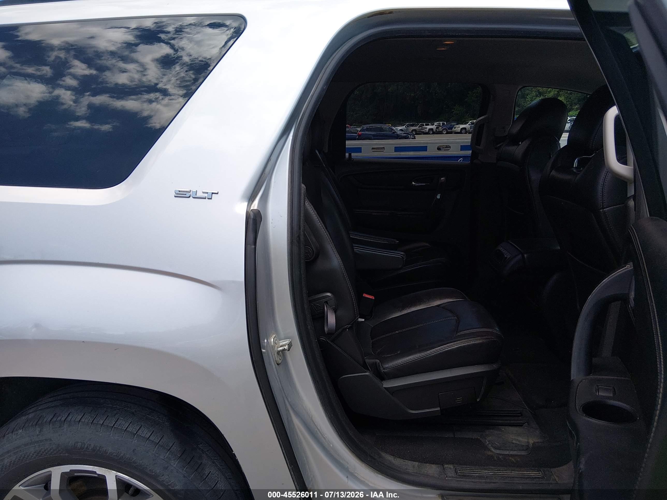 2013 Gmc Acadia Slt-1 Silver vin: 1GKKVRKD5DJ166243