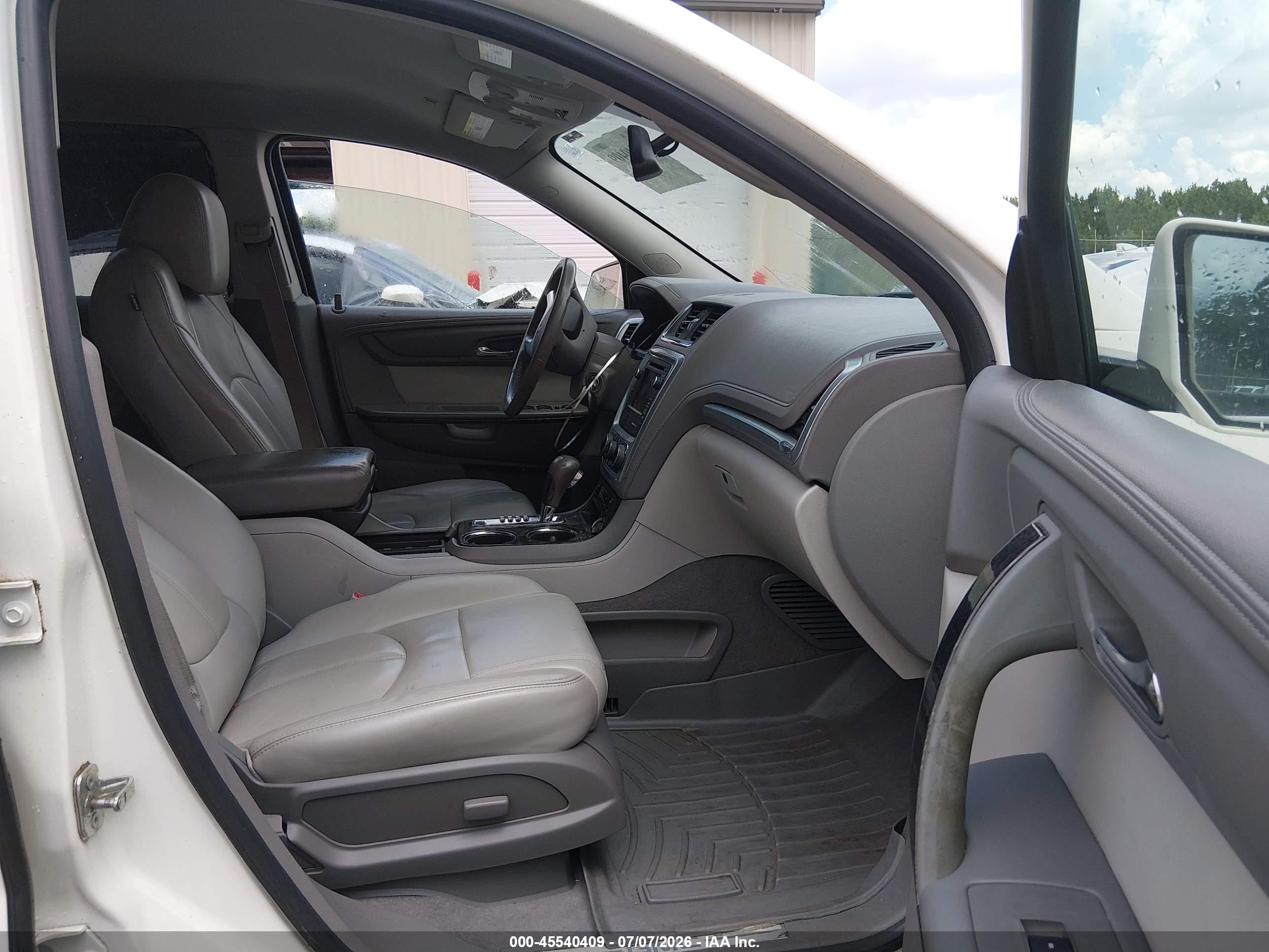 2013 Gmc Acadia Slt-1 White vin: 1GKKVRKD5DJ175279
