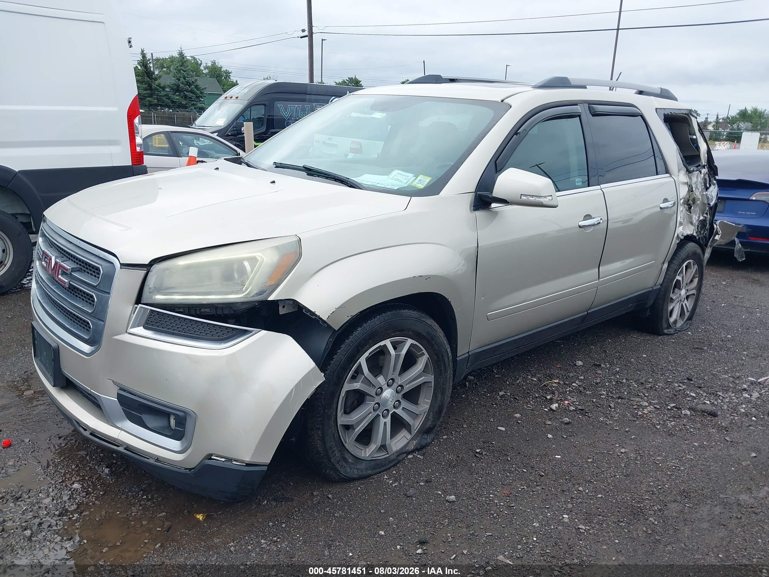 2013 Gmc Acadia Slt-1 Tan vin: 1GKKVRKD5DJ194009