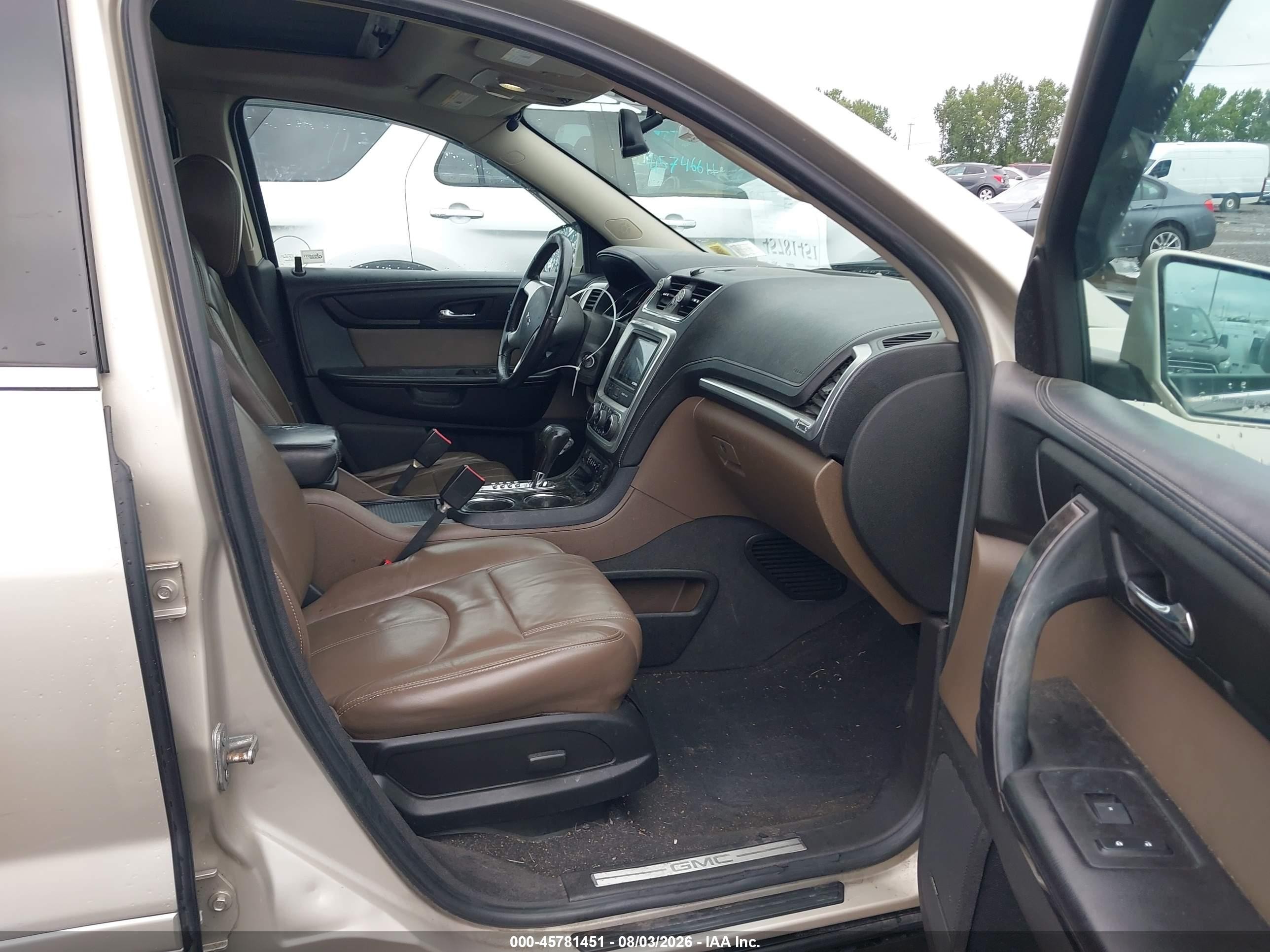 2013 Gmc Acadia Slt-1 Tan vin: 1GKKVRKD5DJ194009