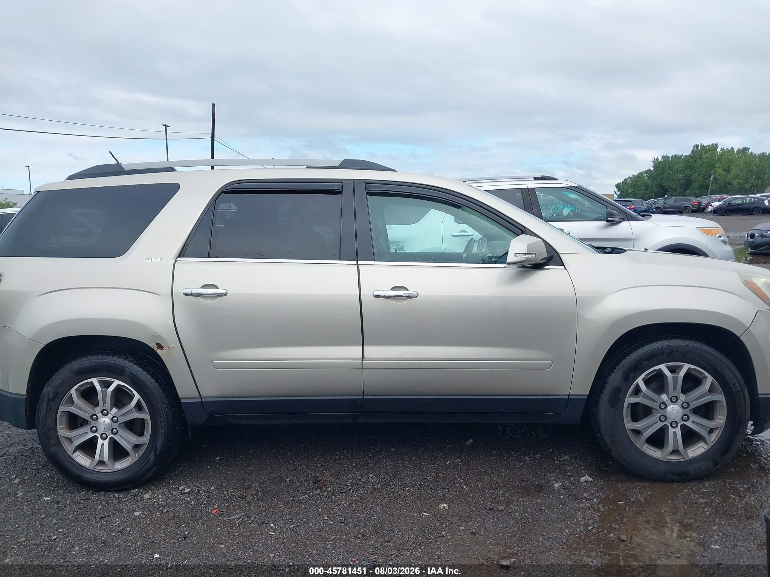 2013 Gmc Acadia Slt-1 Tan vin: 1GKKVRKD5DJ194009