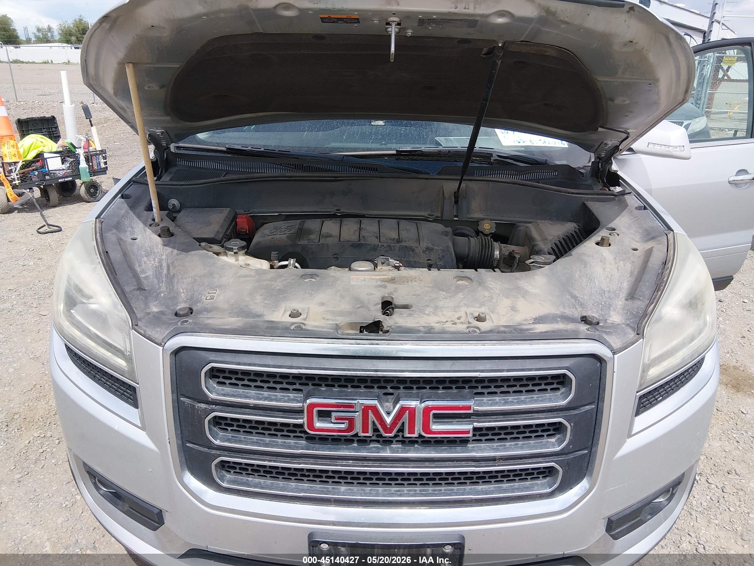 2013 Gmc Acadia Slt-1 Silver vin: 1GKKVRKD5DJ209964