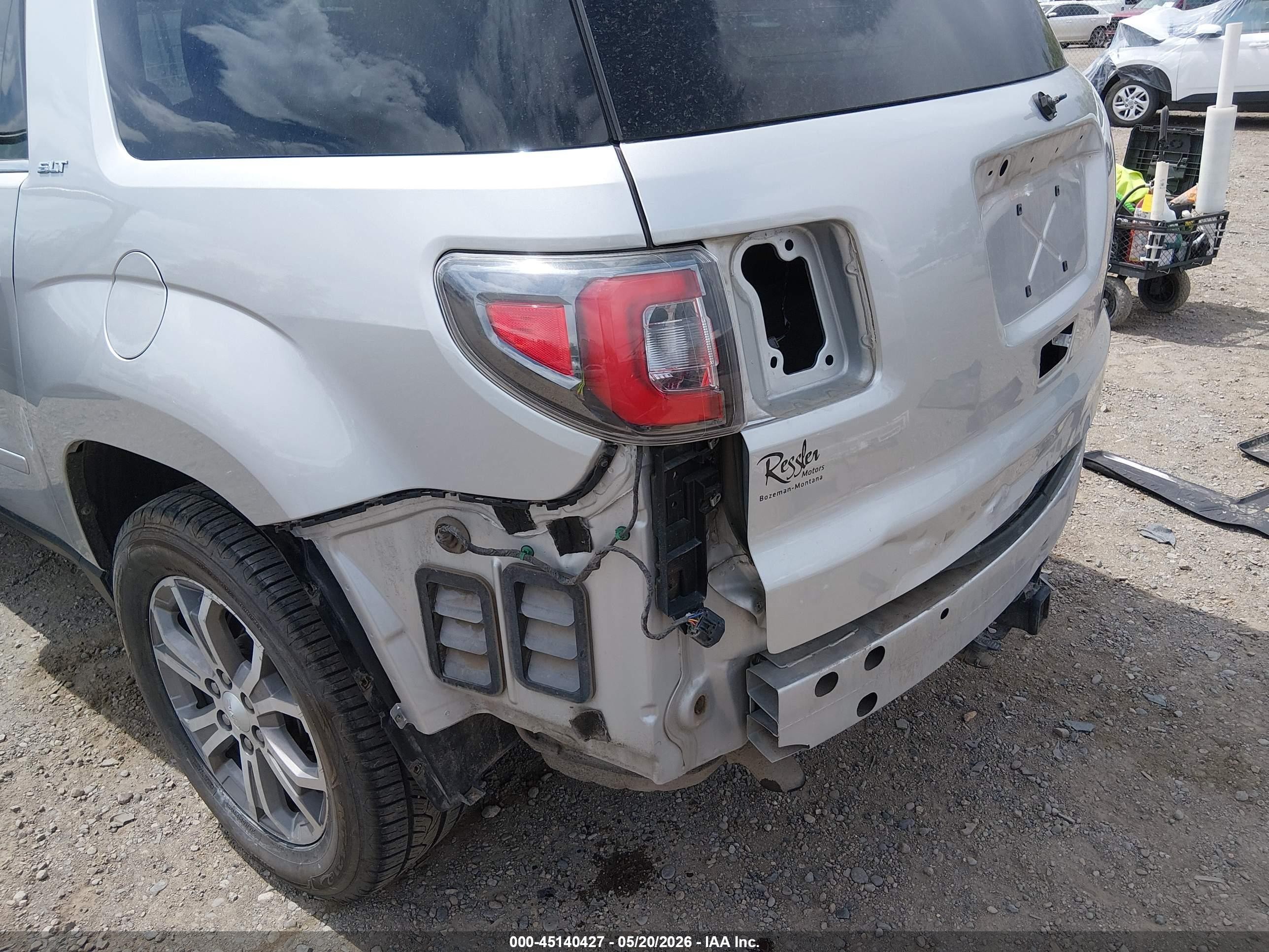 2013 Gmc Acadia Slt-1 Silver vin: 1GKKVRKD5DJ209964