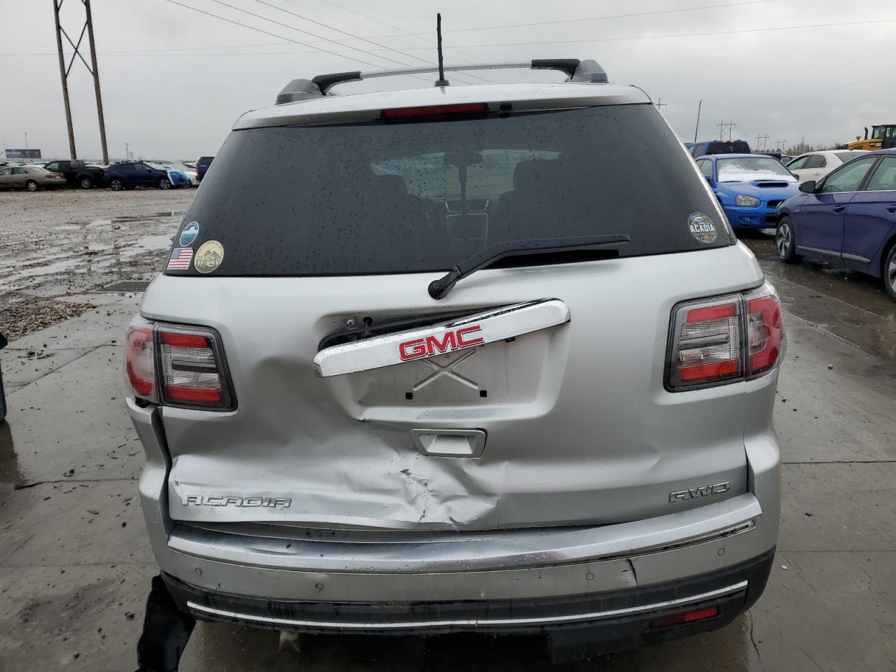 2013 Gmc Acadia Silver vin: 1GKKVRKD5DJ243774
