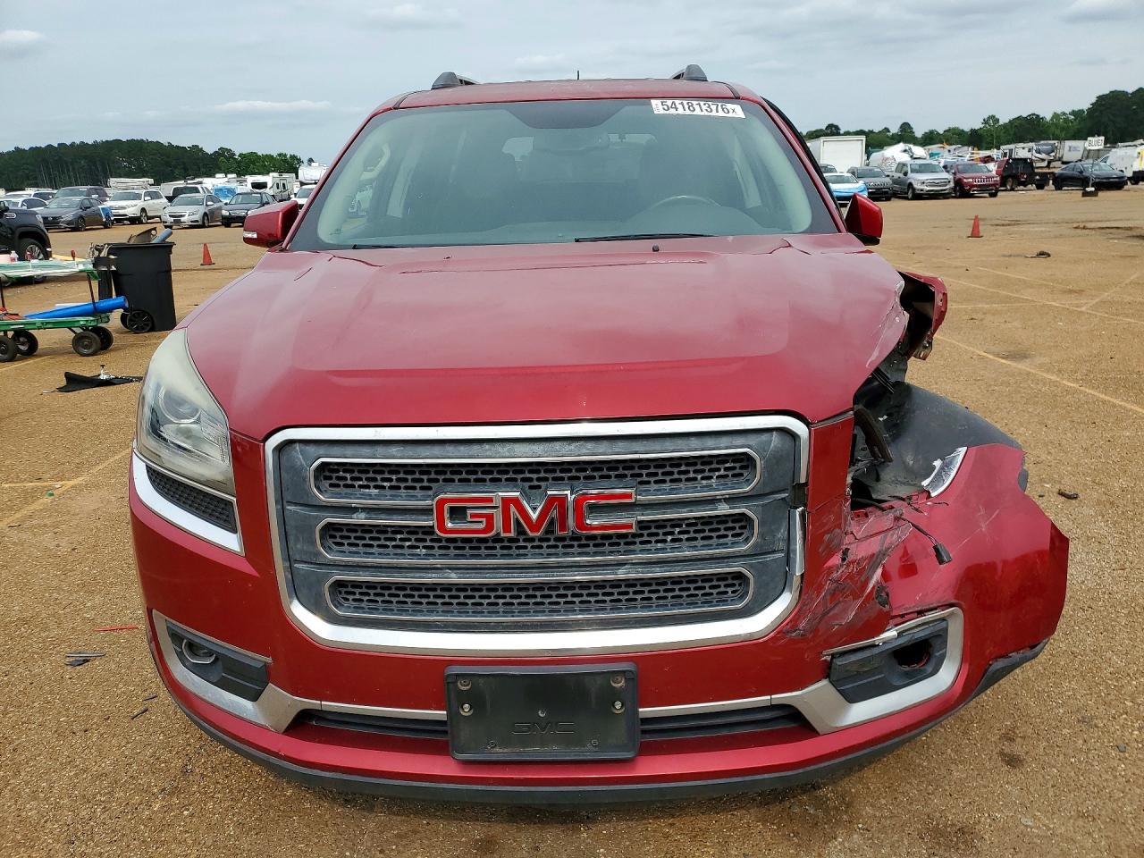 2014 Gmc Acadia Slt-1 Red vin: 1GKKVRKD5EJ103029