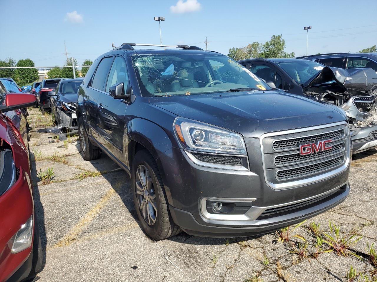 2014 Gmc Acadia Slt-1 Charcoal vin: 1GKKVRKD5EJ238995