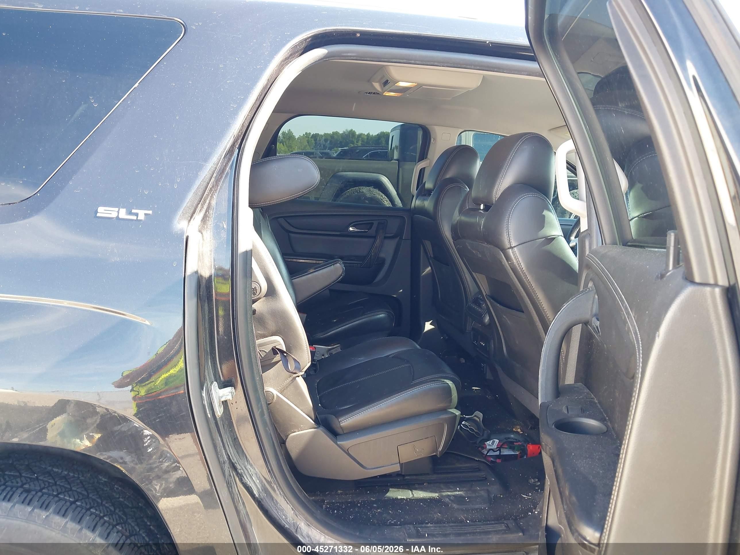 2014 Gmc Acadia Slt-1 Black vin: 1GKKVRKD5EJ244599