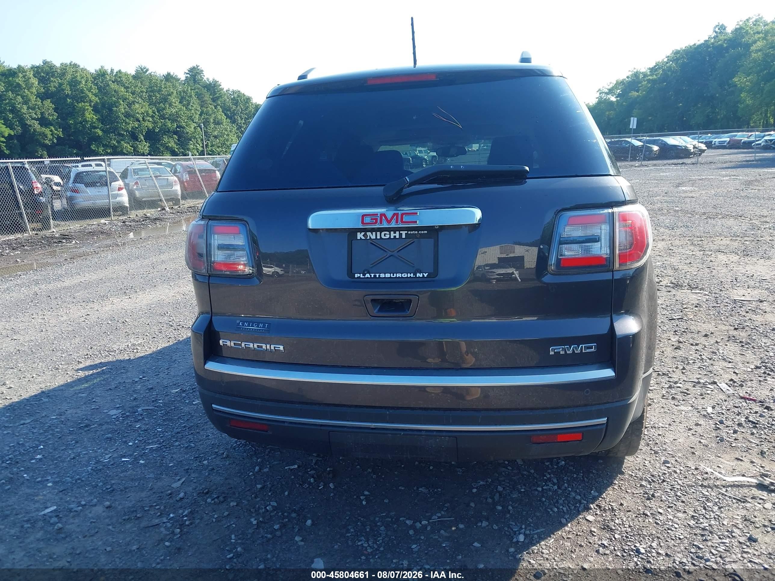 2014 Gmc Acadia Slt-1 Black vin: 1GKKVRKD5EJ334965