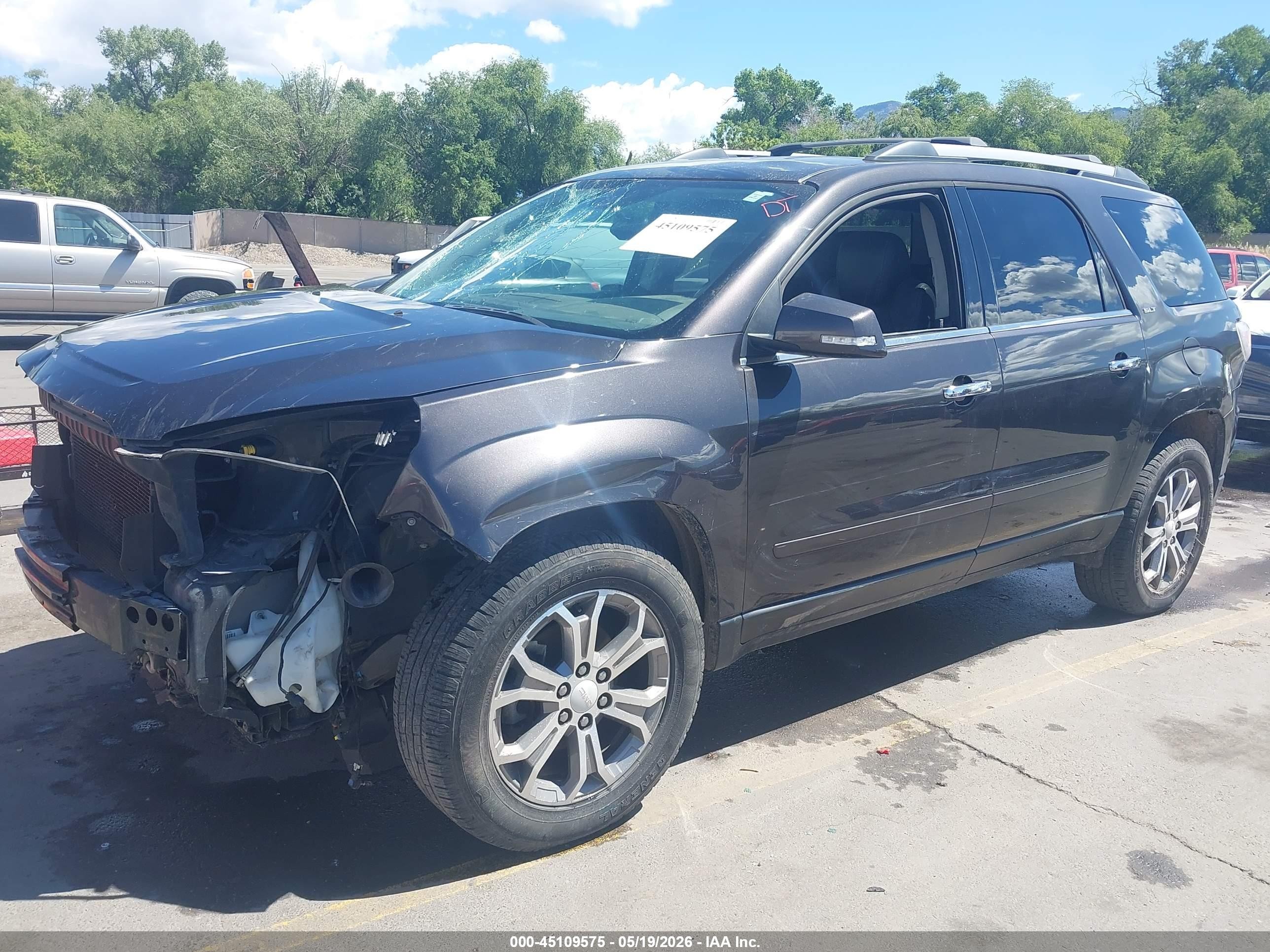 2014 Gmc Acadia Slt-1 Gray vin: 1GKKVRKD5EJ347084