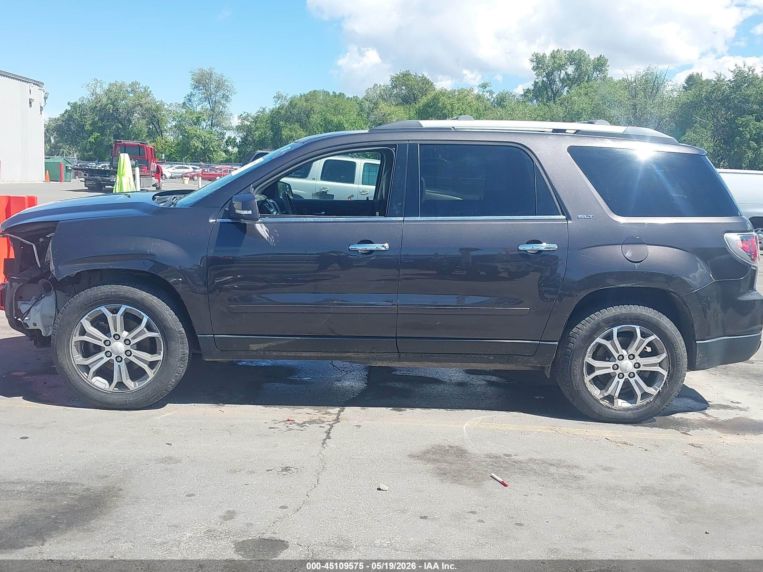 2014 Gmc Acadia Slt-1 Gray vin: 1GKKVRKD5EJ347084