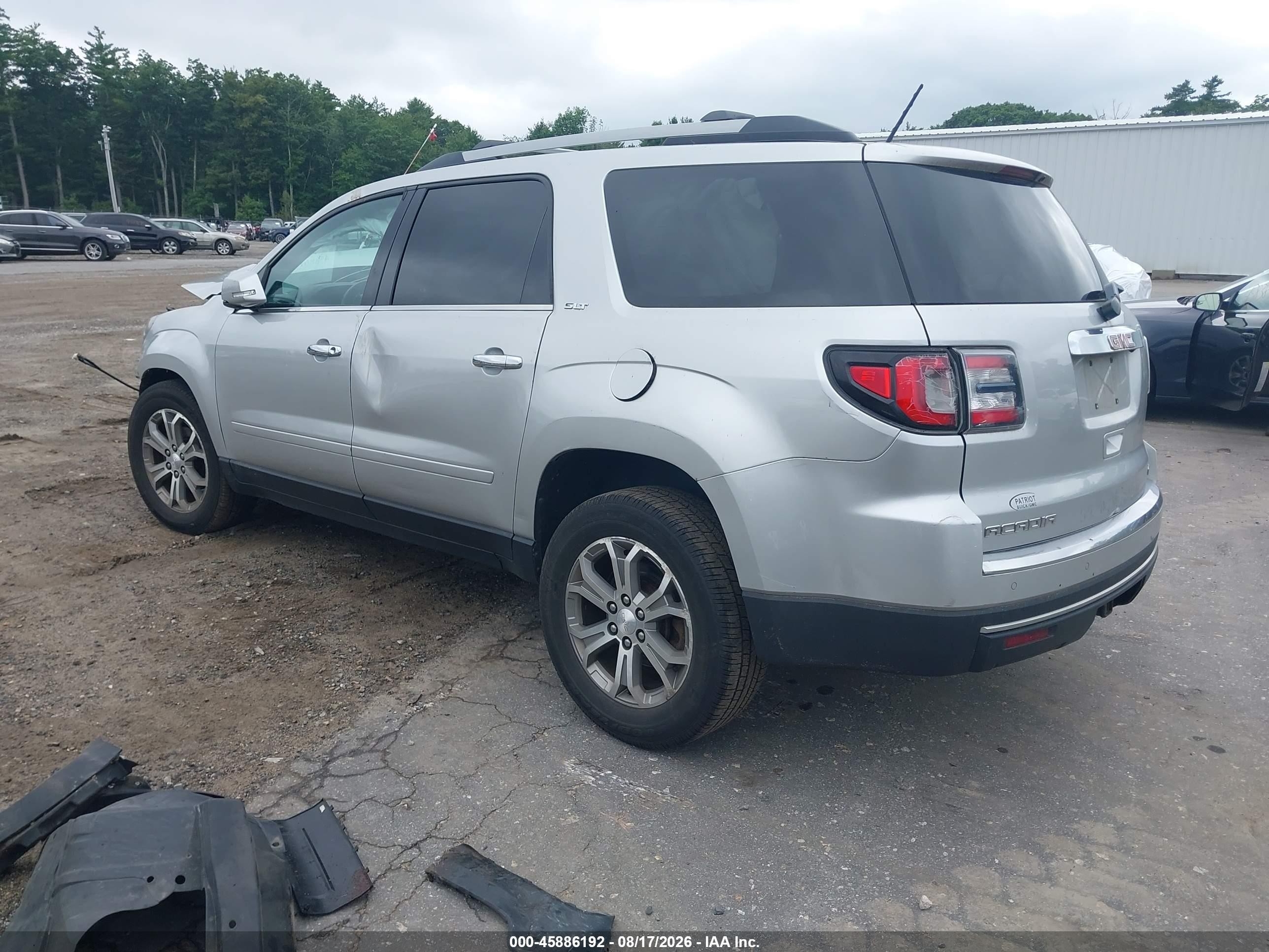 2015 Gmc Acadia Slt Черный vin: 1GKKVRKD5FJ243857