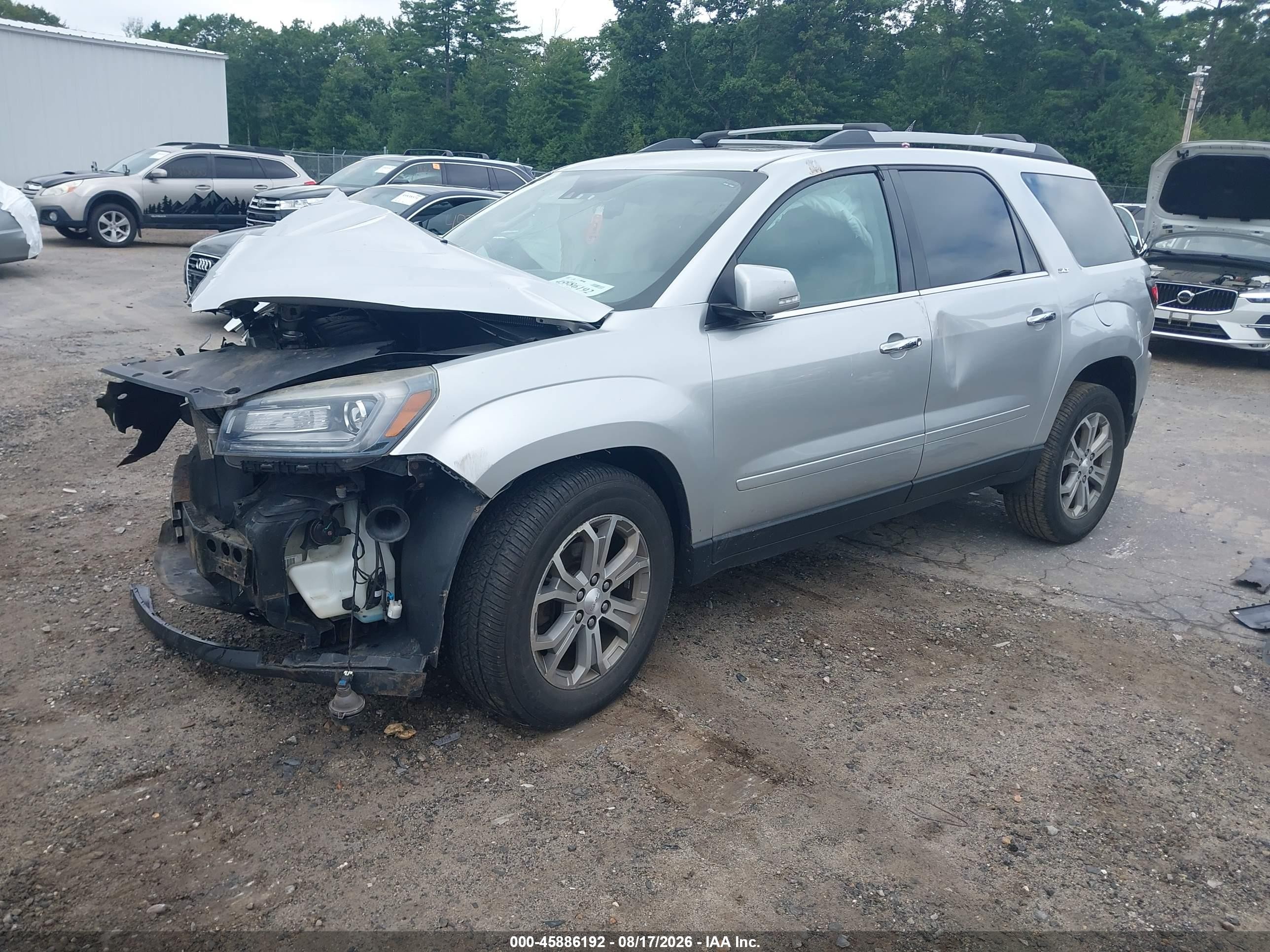 2015 Gmc Acadia Slt Черный vin: 1GKKVRKD5FJ243857