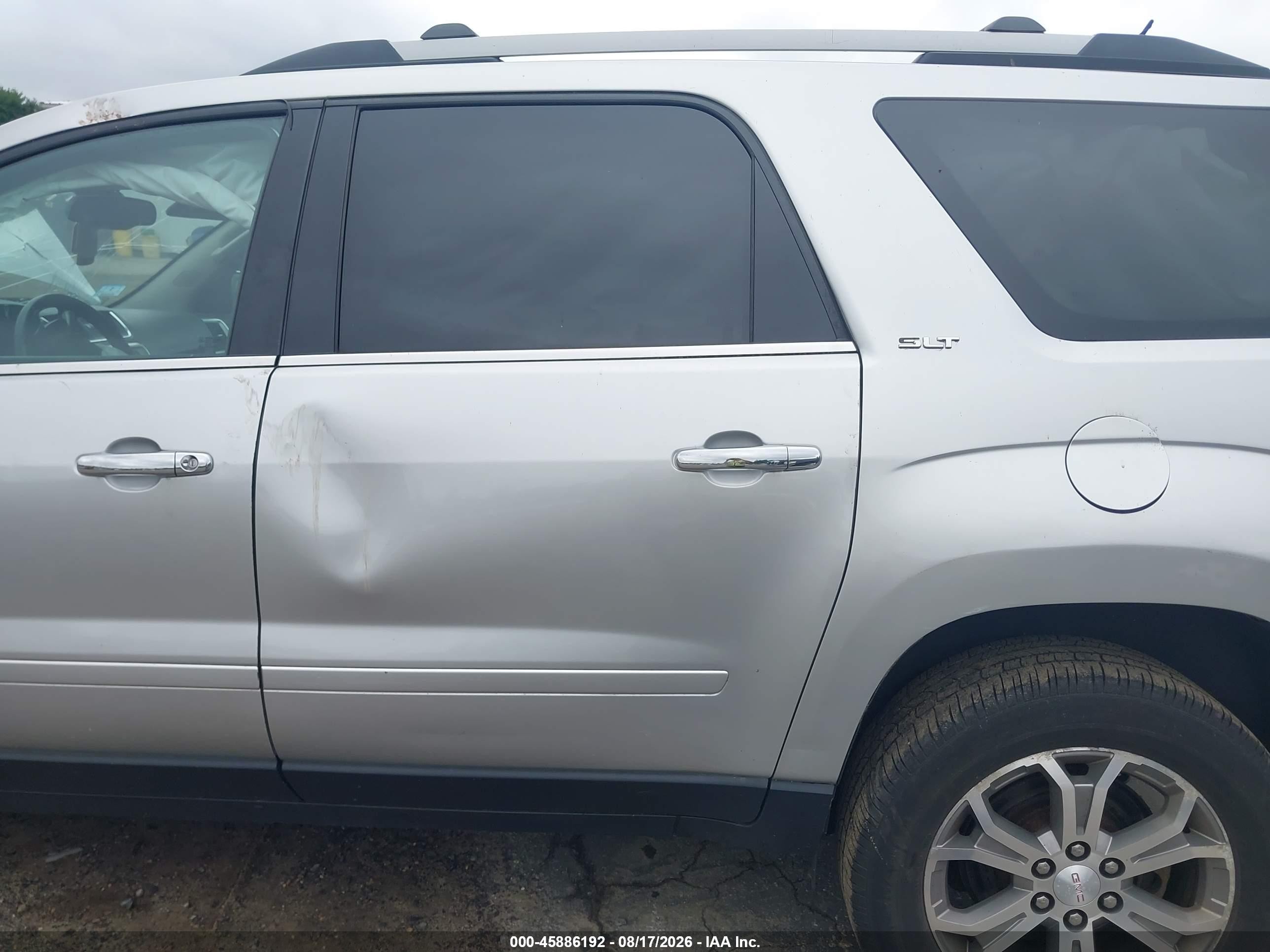 2015 Gmc Acadia Slt Черный vin: 1GKKVRKD5FJ243857