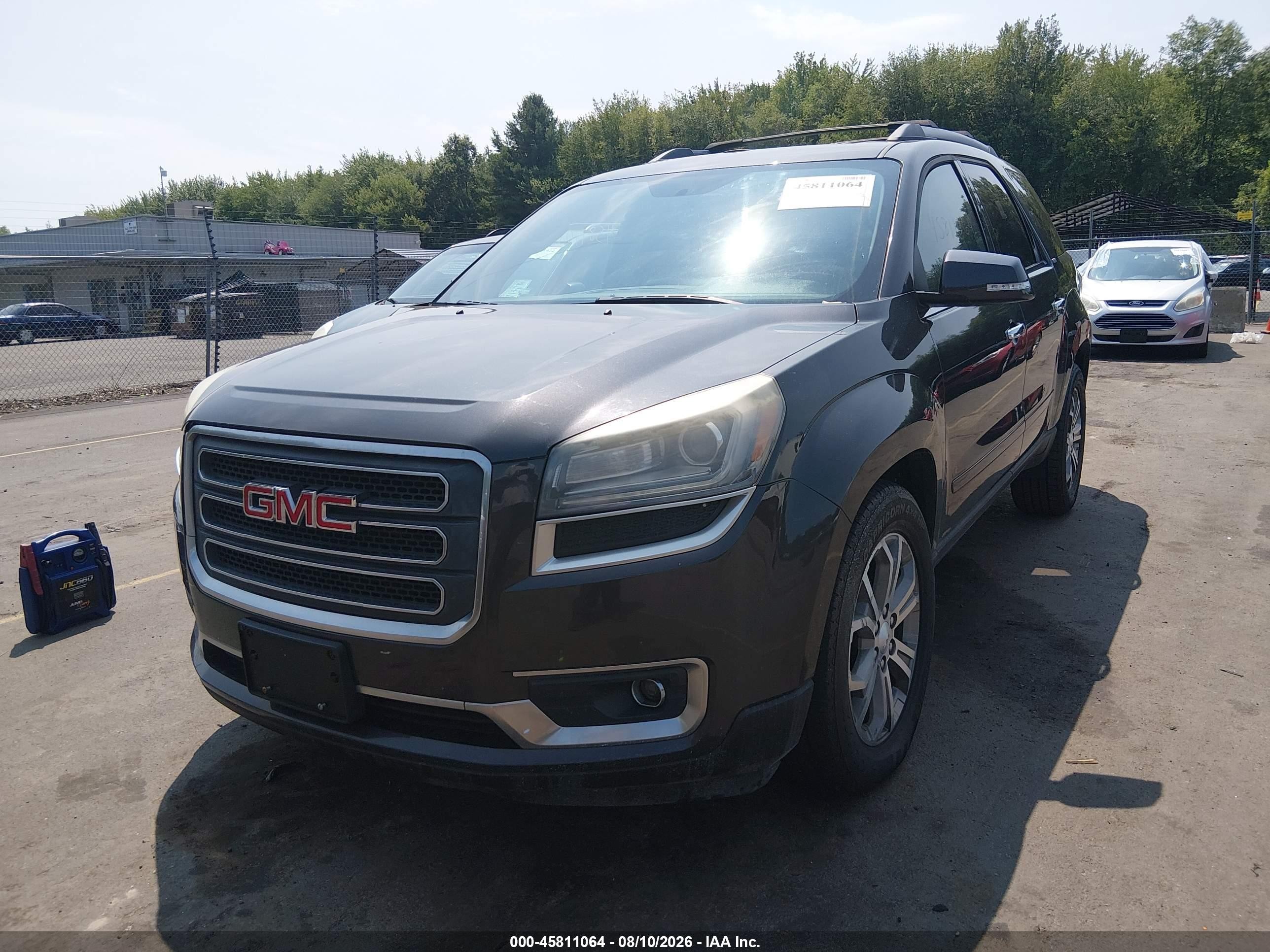 2015 Gmc Acadia Slt Black vin: 1GKKVRKD5FJ285395