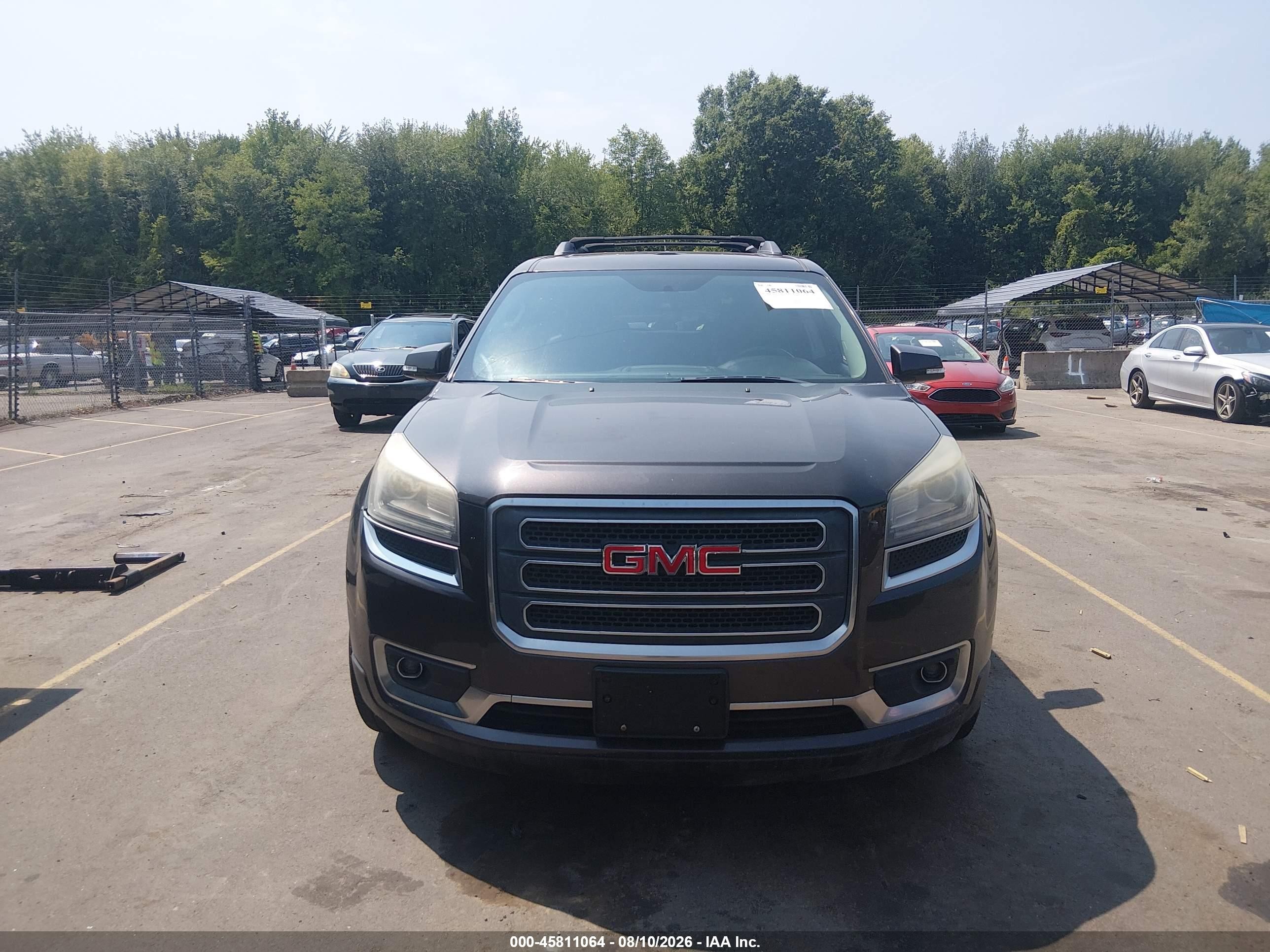 2015 Gmc Acadia Slt Black vin: 1GKKVRKD5FJ285395