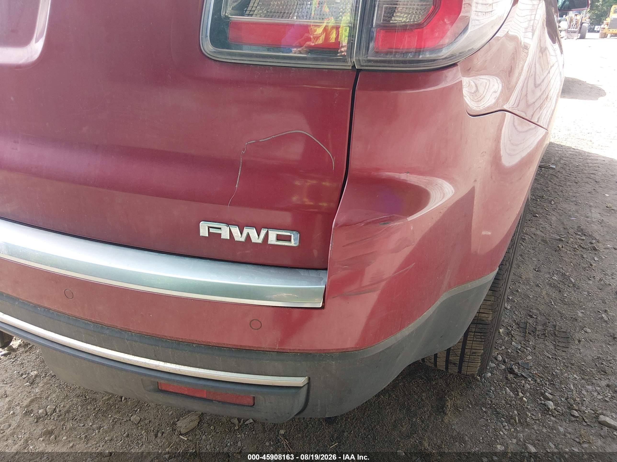 2013 Gmc Acadia Slt-1 Maroon vin: 1GKKVRKD6DJ211478