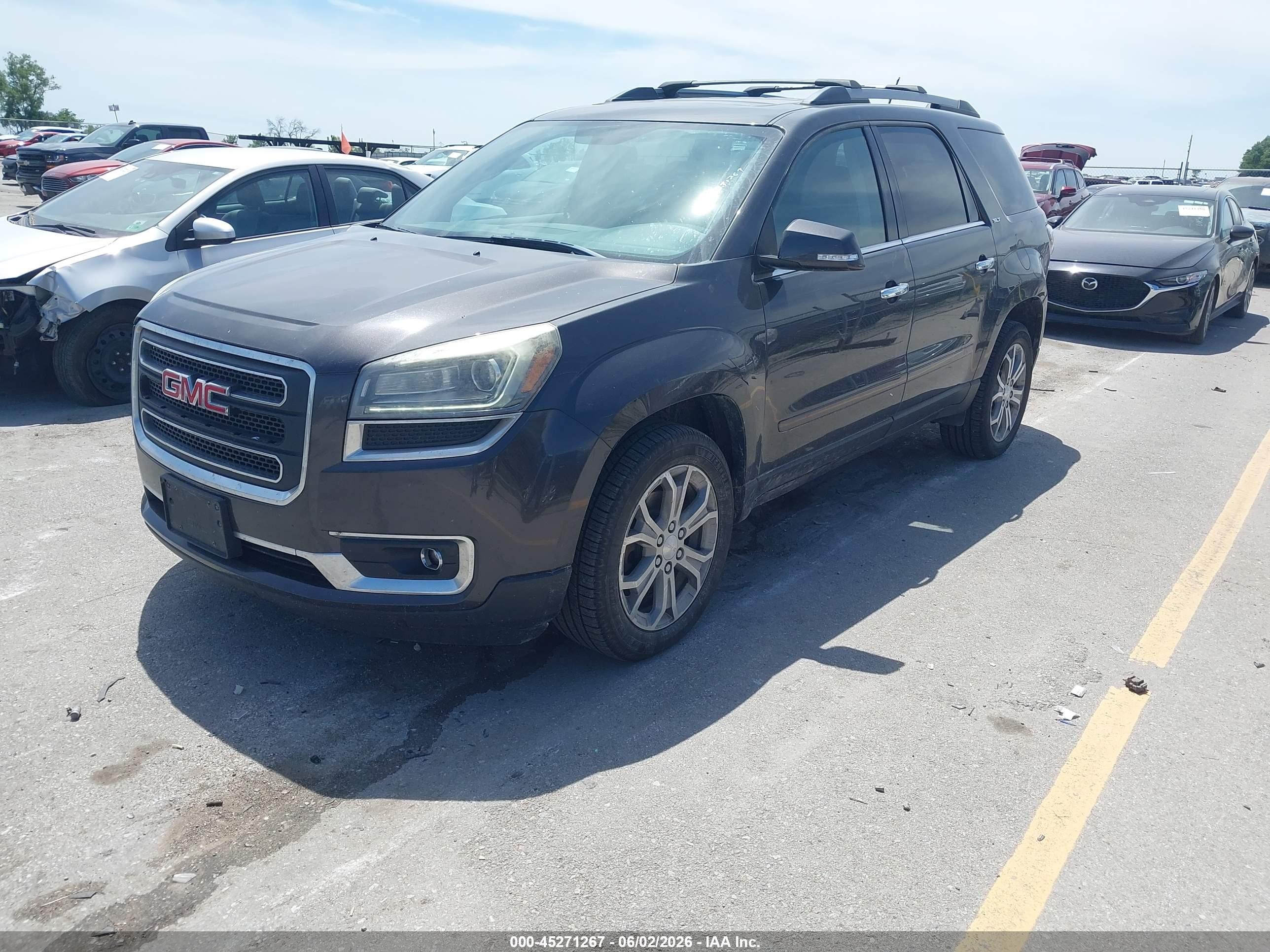 2013 Gmc Acadia Slt-1 Gray vin: 1GKKVRKD6DJ228037