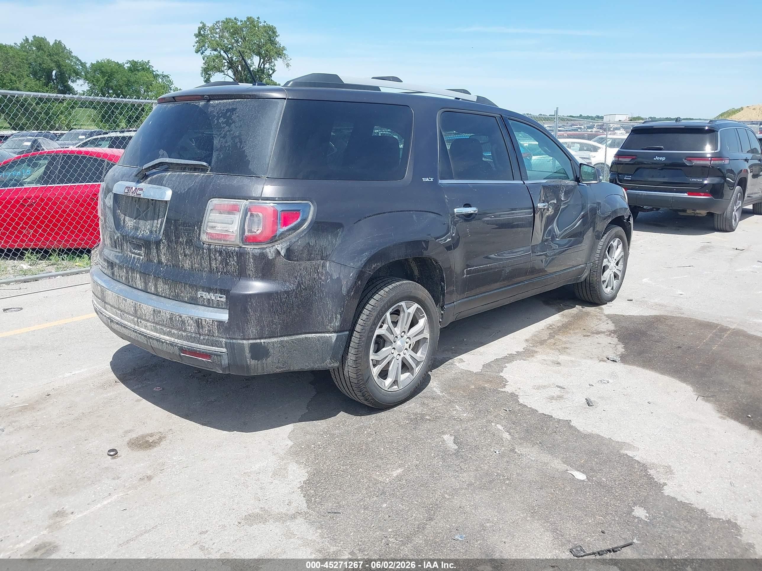 2013 Gmc Acadia Slt-1 Gray vin: 1GKKVRKD6DJ228037