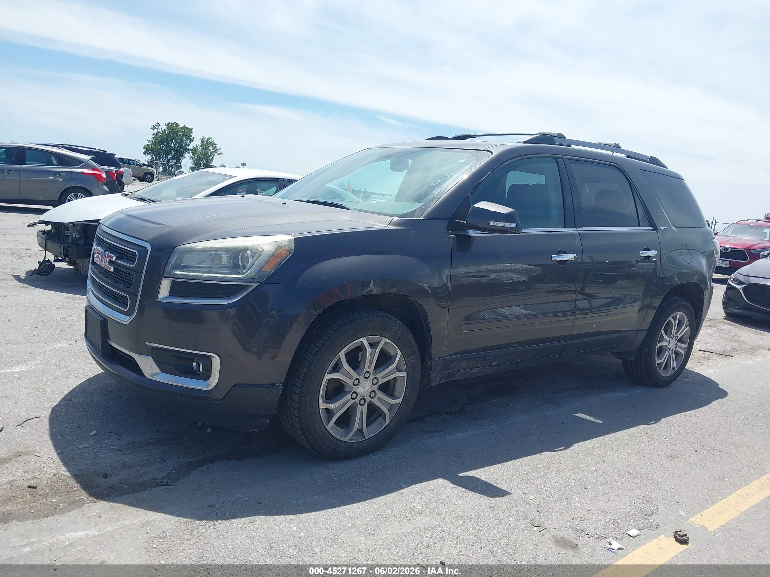 2013 Gmc Acadia Slt-1 Gray vin: 1GKKVRKD6DJ228037