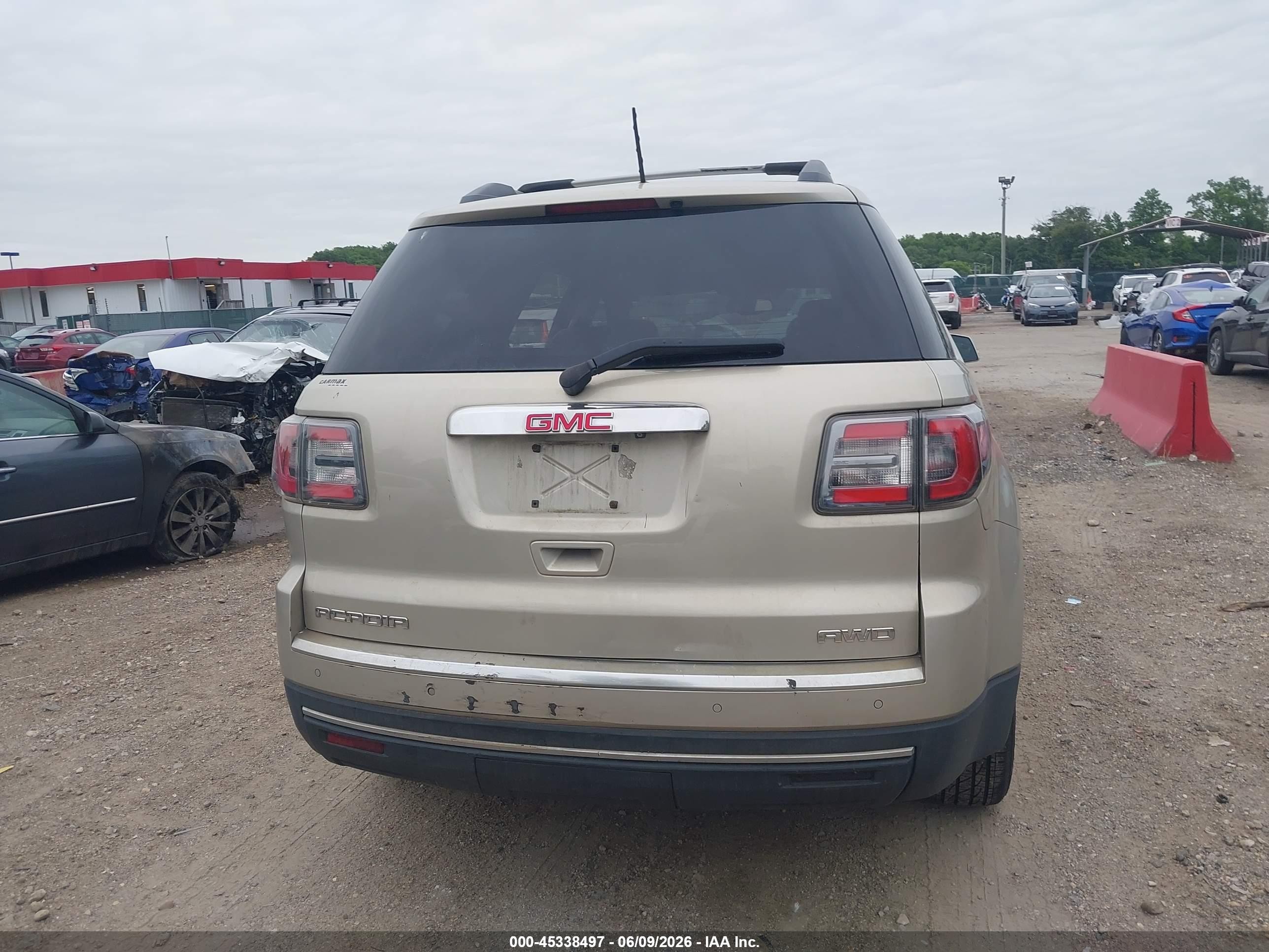 2013 Gmc Acadia Slt-1 Champagne vin: 1GKKVRKD6DJ242083