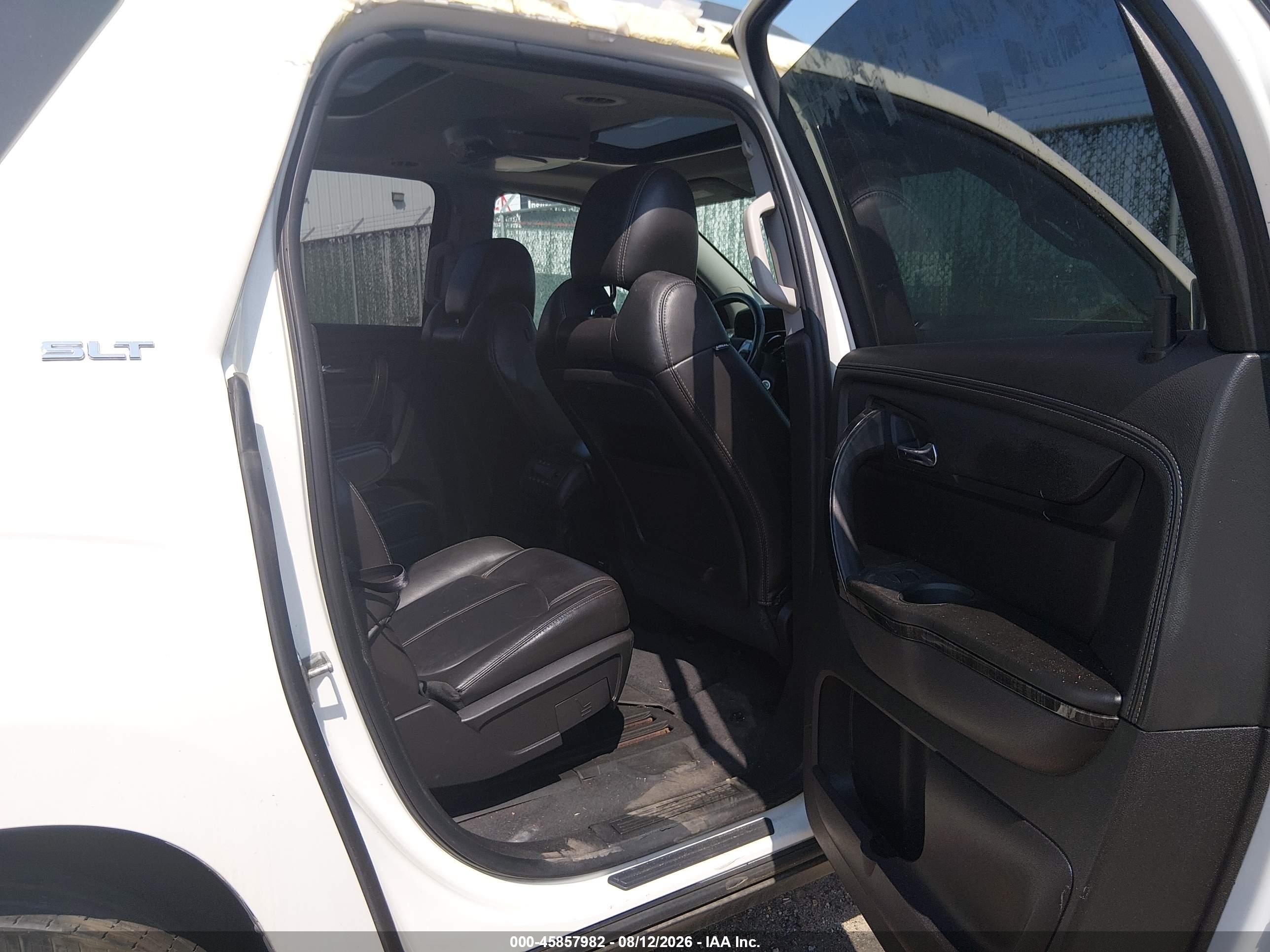 2014 Gmc Acadia Slt-1 White vin: 1GKKVRKD6EJ304289