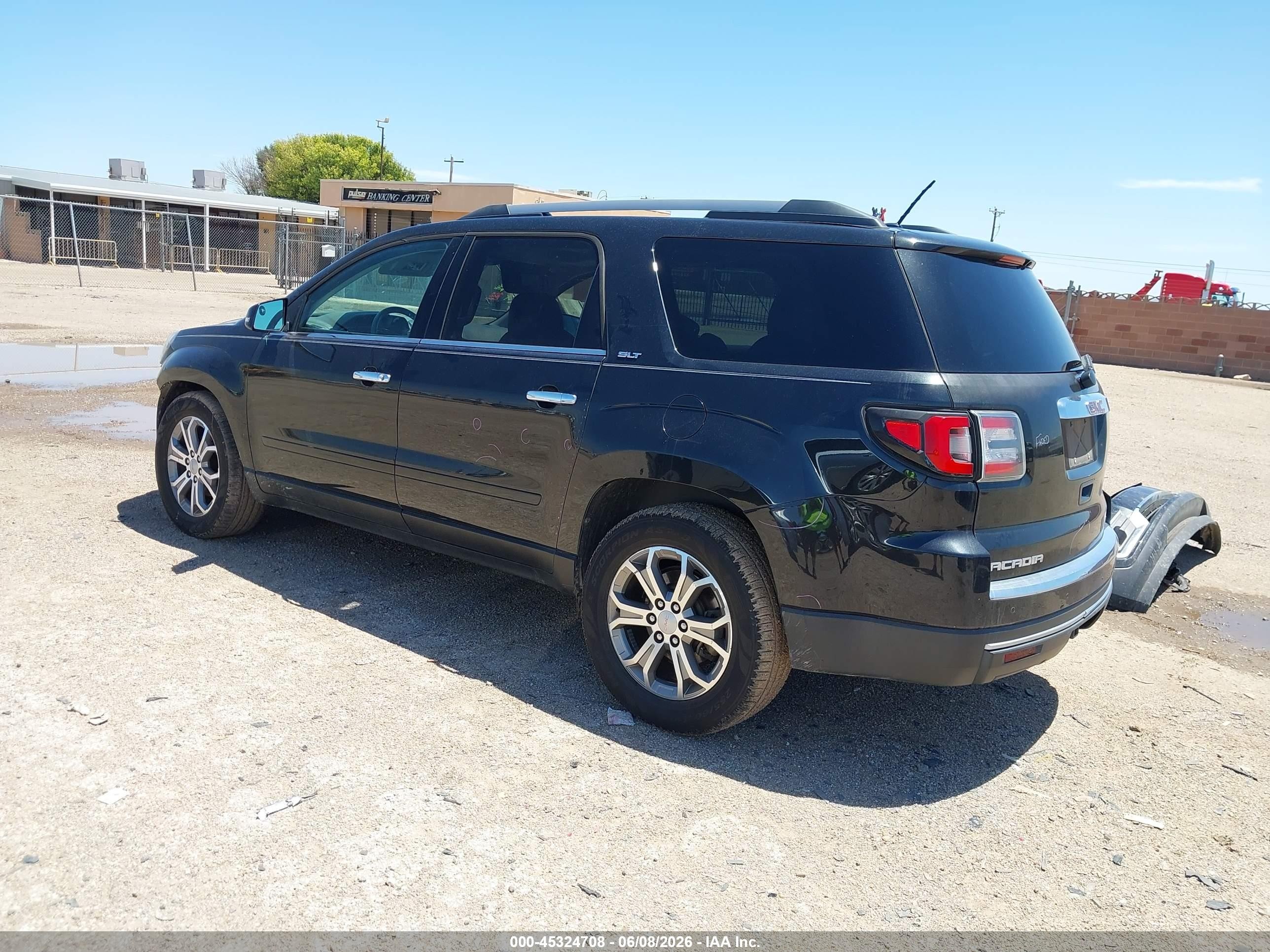 2014 Gmc Acadia Slt-1 Black vin: 1GKKVRKD6EJ317219