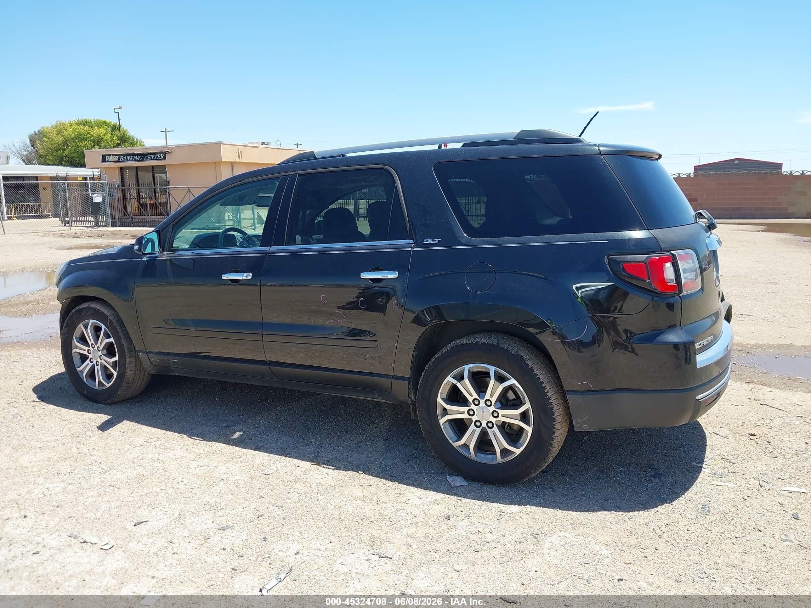 2014 Gmc Acadia Slt-1 Black vin: 1GKKVRKD6EJ317219