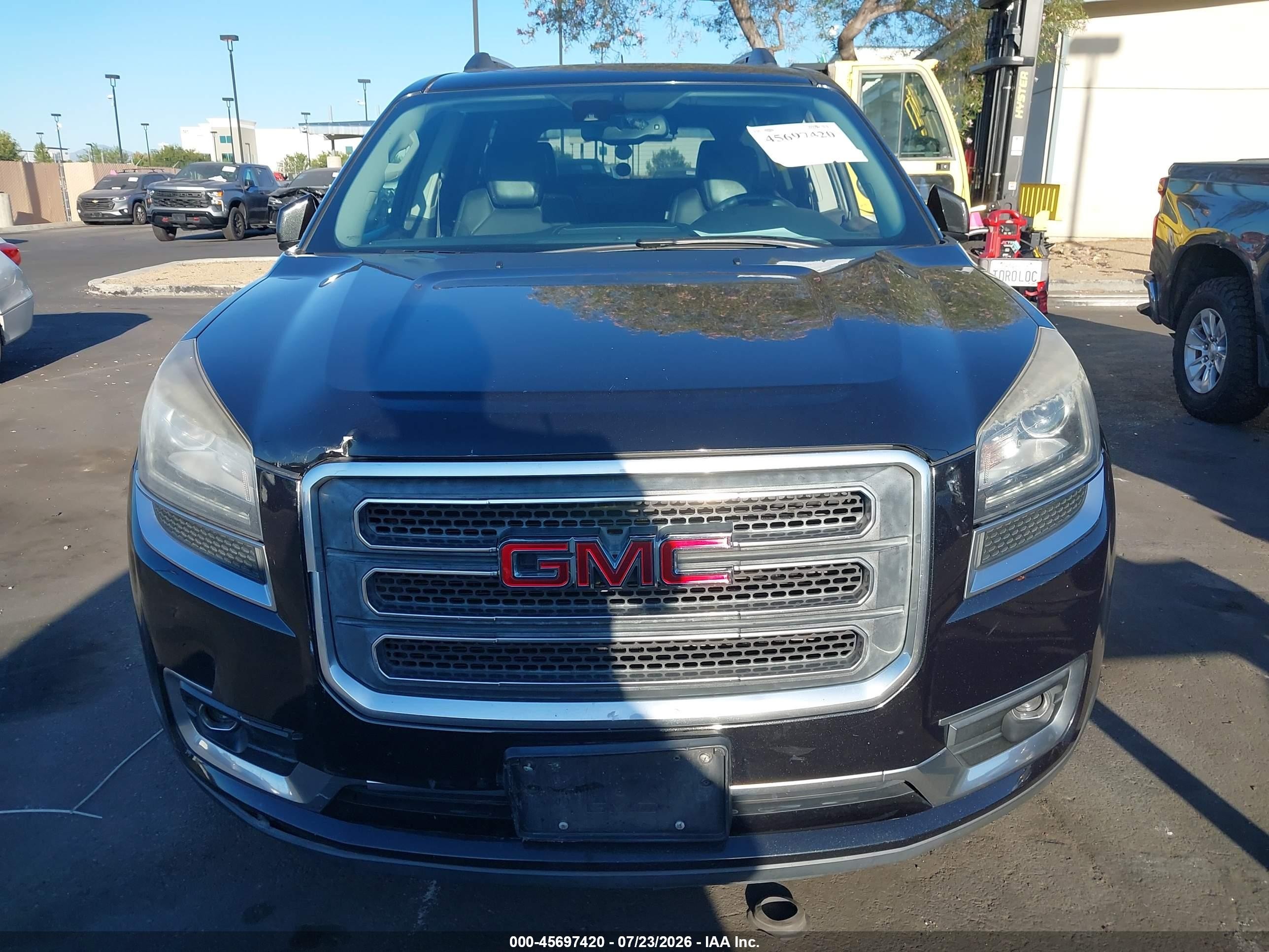 2015 Gmc Acadia Slt Black vin: 1GKKVRKD6FJ210754