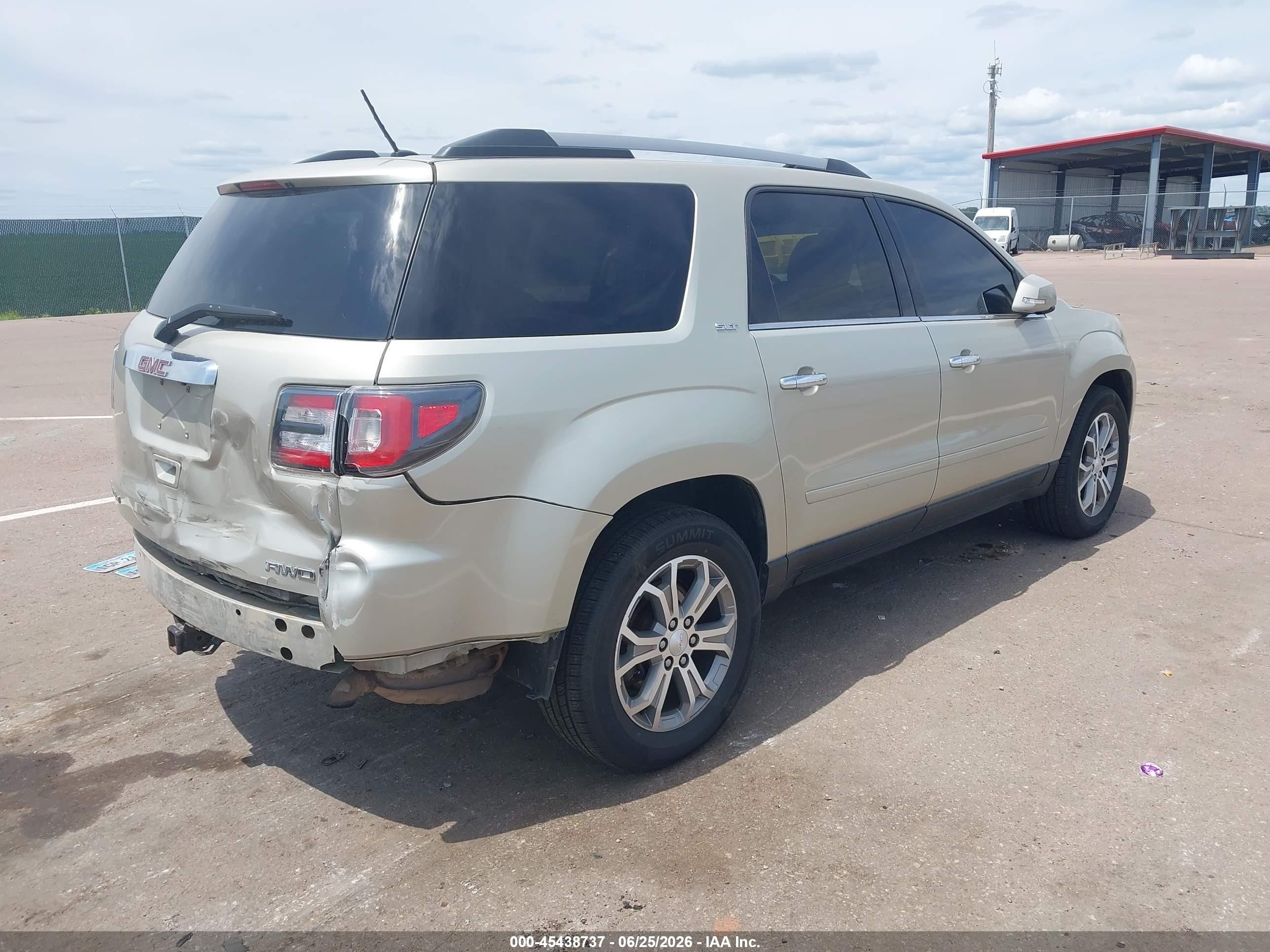 2015 Gmc Acadia Slt-1 Gold vin: 1GKKVRKD6FJ222161