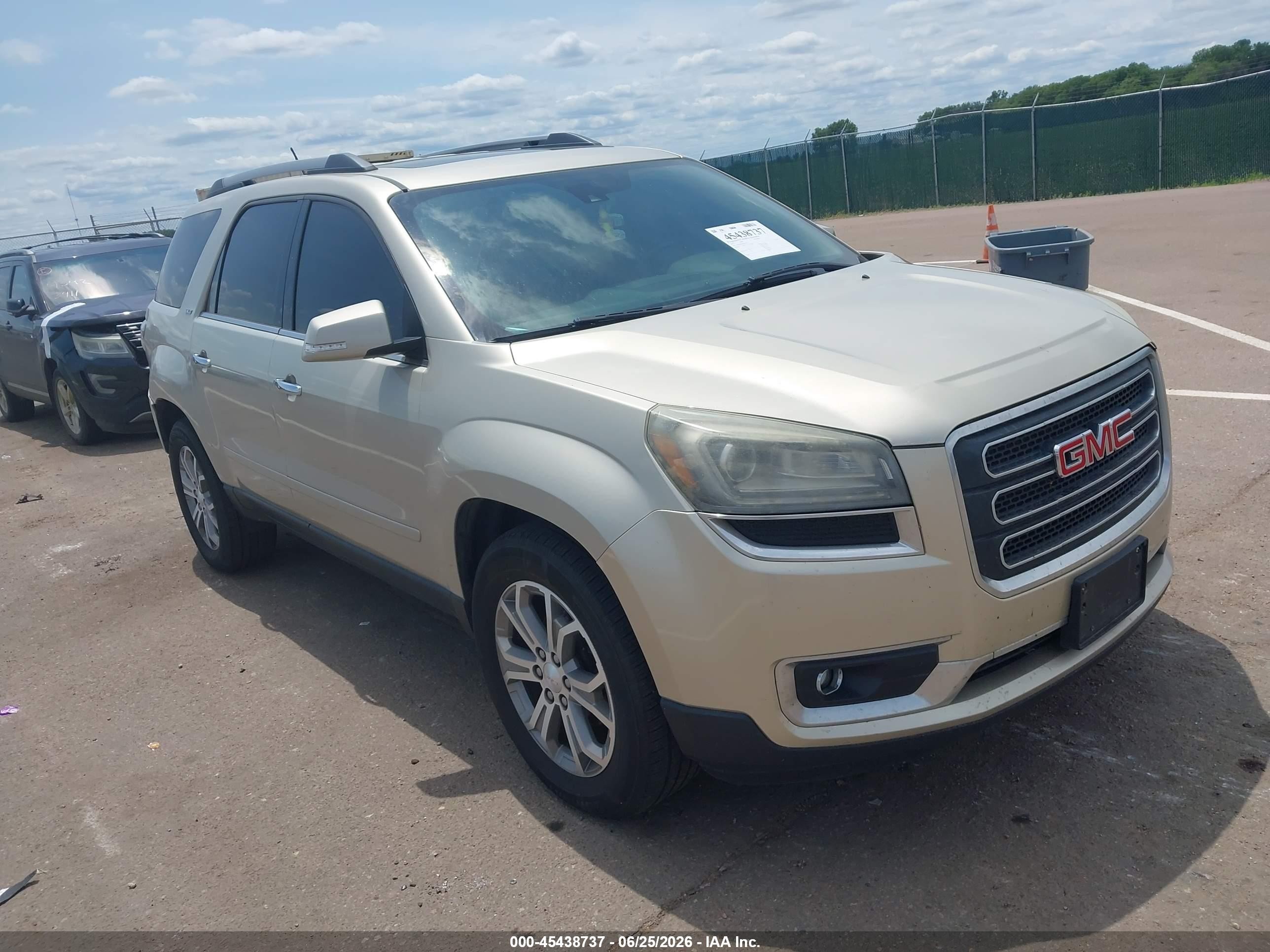 2015 Gmc Acadia Slt-1 Gold vin: 1GKKVRKD6FJ222161
