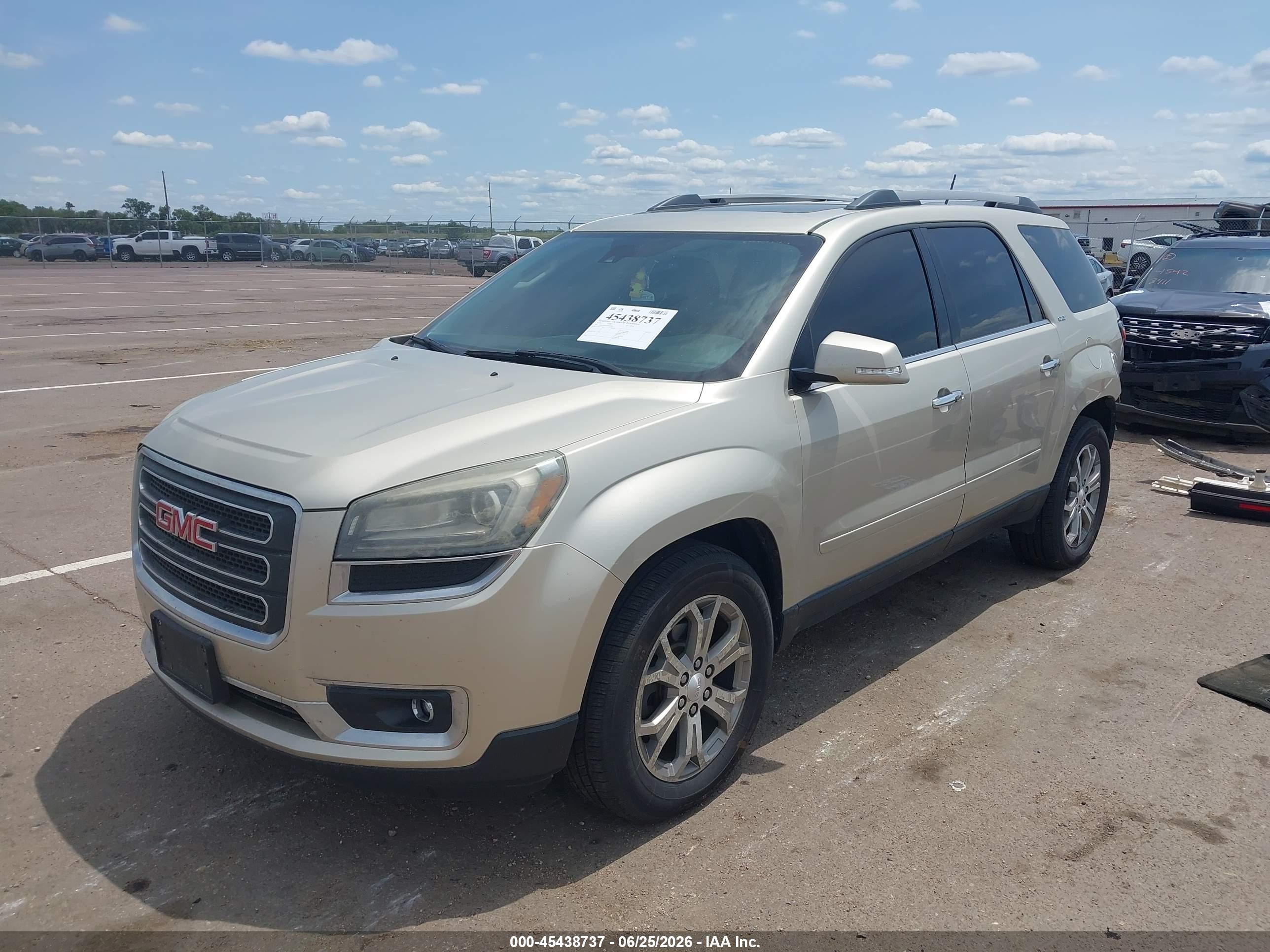 2015 Gmc Acadia Slt-1 Gold vin: 1GKKVRKD6FJ222161