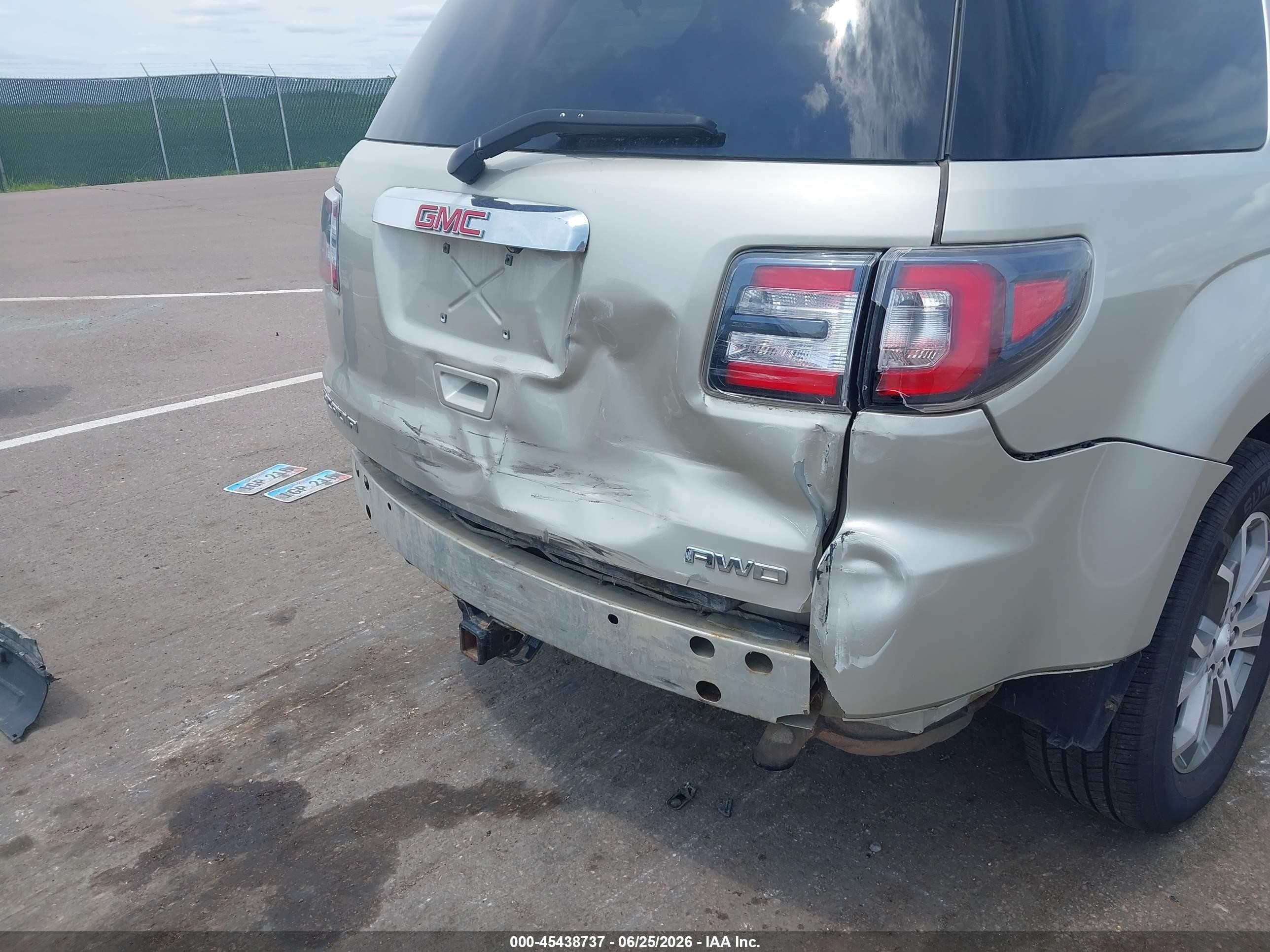 2015 Gmc Acadia Slt-1 Gold vin: 1GKKVRKD6FJ222161