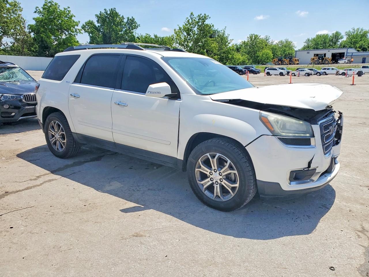 2015 Gmc Acadia Slt-1 White vin: 1GKKVRKD6FJ306691