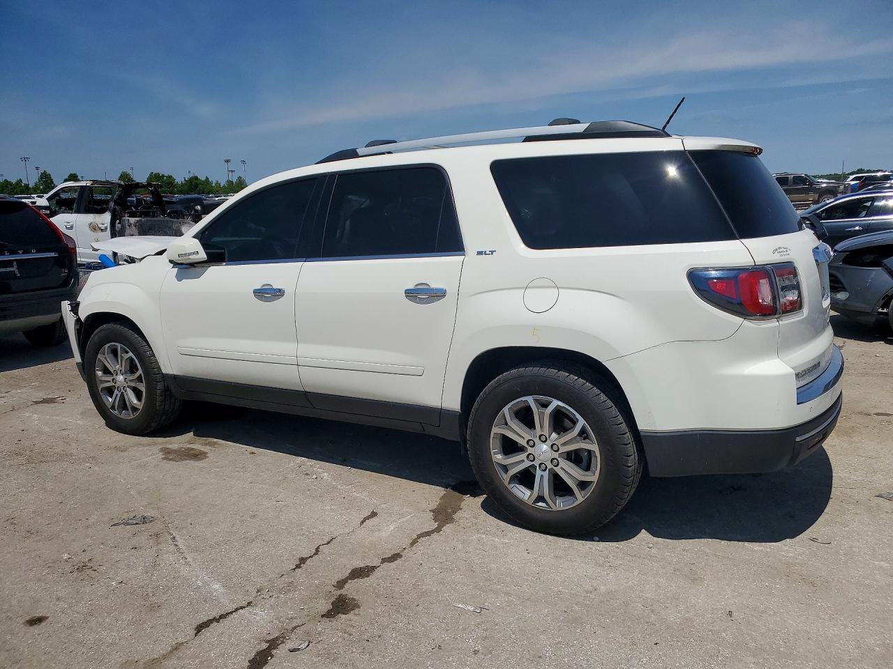 2015 Gmc Acadia Slt-1 White vin: 1GKKVRKD6FJ306691