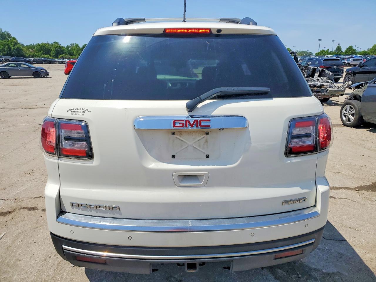 2015 Gmc Acadia Slt-1 White vin: 1GKKVRKD6FJ306691