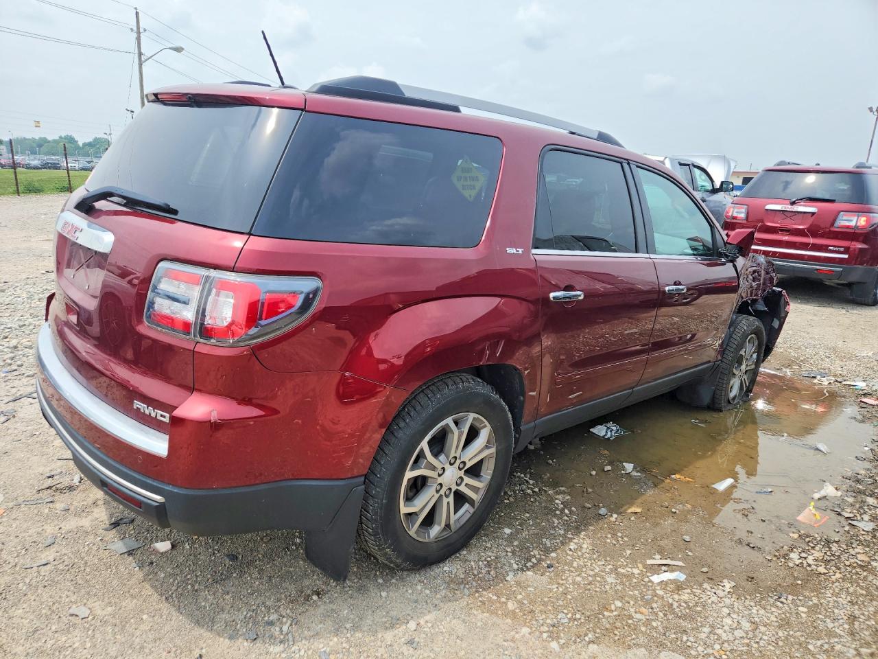 2015 Gmc Acadia Slt-1 Maroon vin: 1GKKVRKD6FJ349251