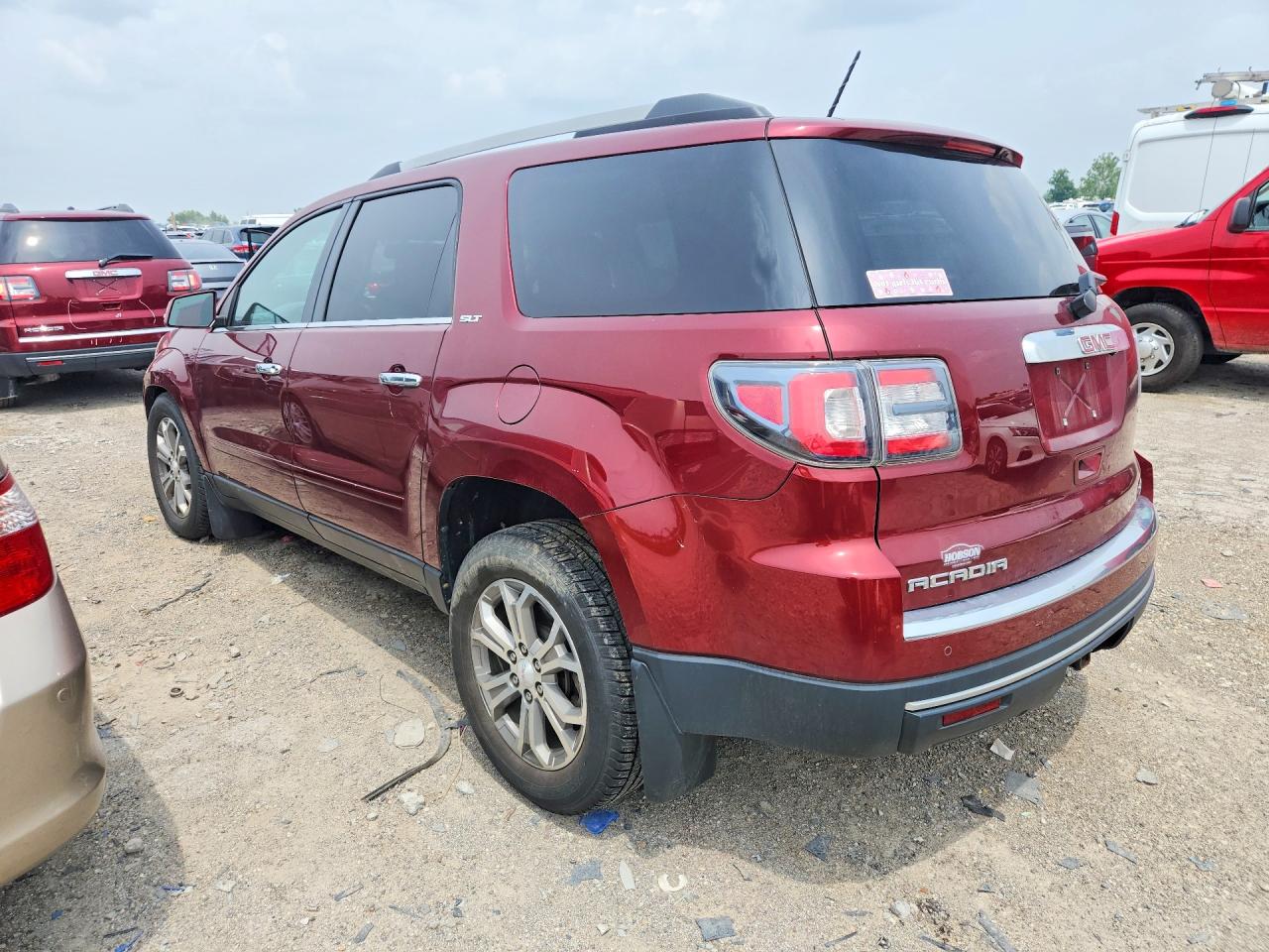 2015 Gmc Acadia Slt-1 Maroon vin: 1GKKVRKD6FJ349251