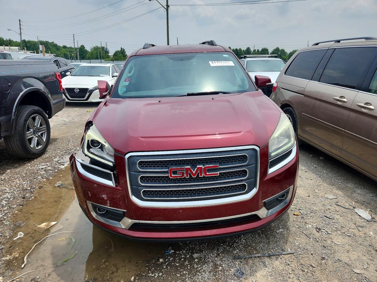 2015 Gmc Acadia Slt-1 Maroon vin: 1GKKVRKD6FJ349251