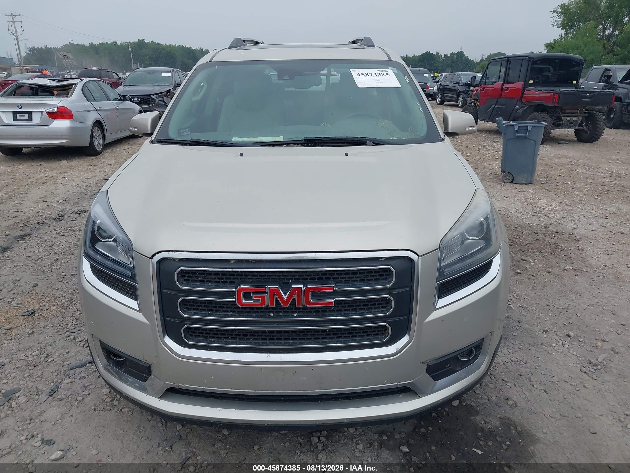 2014 Gmc Acadia Slt-1 Золотой vin: 1GKKVRKD7EJ133228