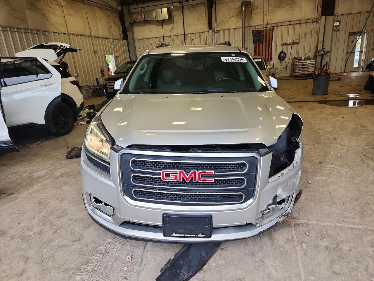 2014 Gmc Acadia Slt-1 Silver vin: 1GKKVRKD7EJ168920