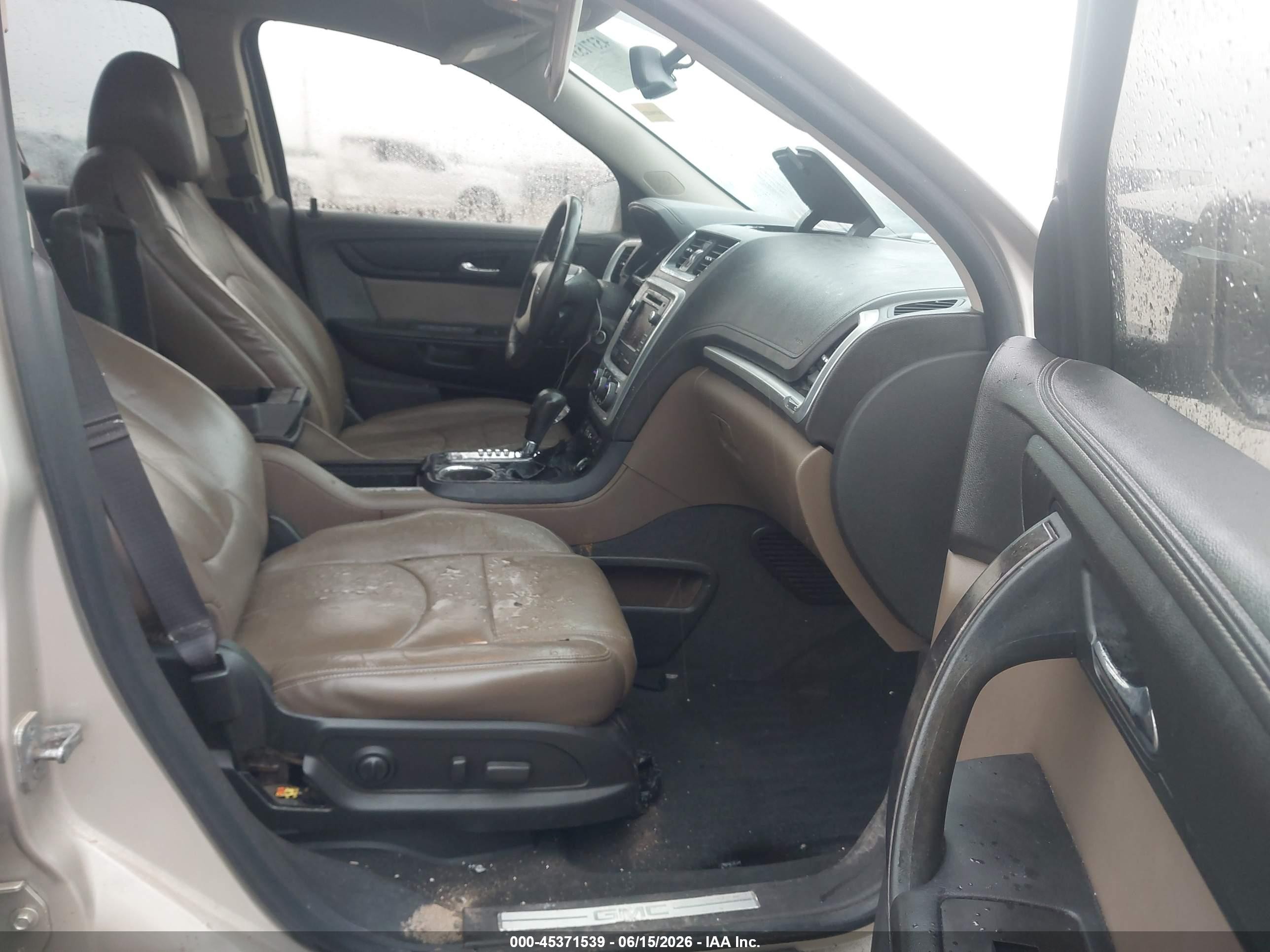 2014 Gmc Acadia Slt-1 Cream vin: 1GKKVRKD7EJ190965