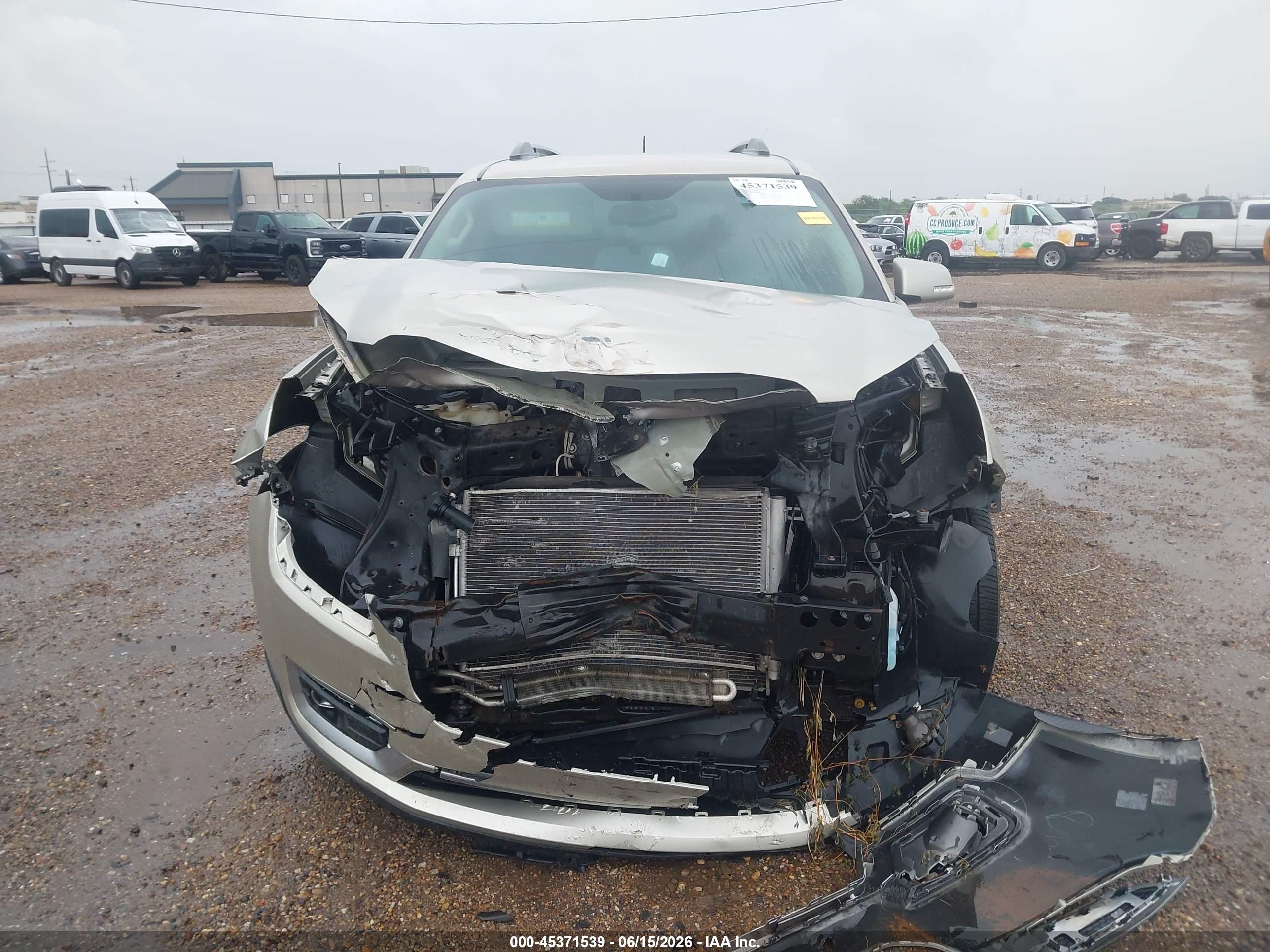 2014 Gmc Acadia Slt-1 Cream vin: 1GKKVRKD7EJ190965