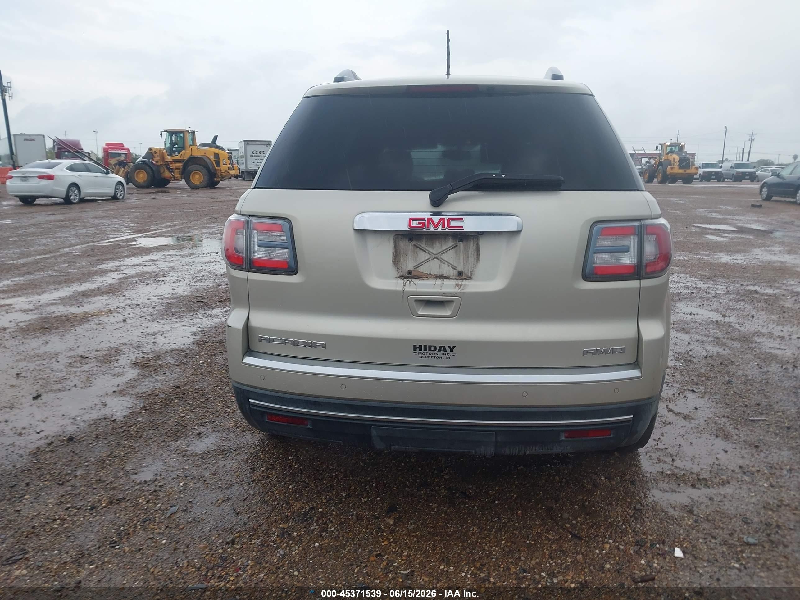 2014 Gmc Acadia Slt-1 Cream vin: 1GKKVRKD7EJ190965