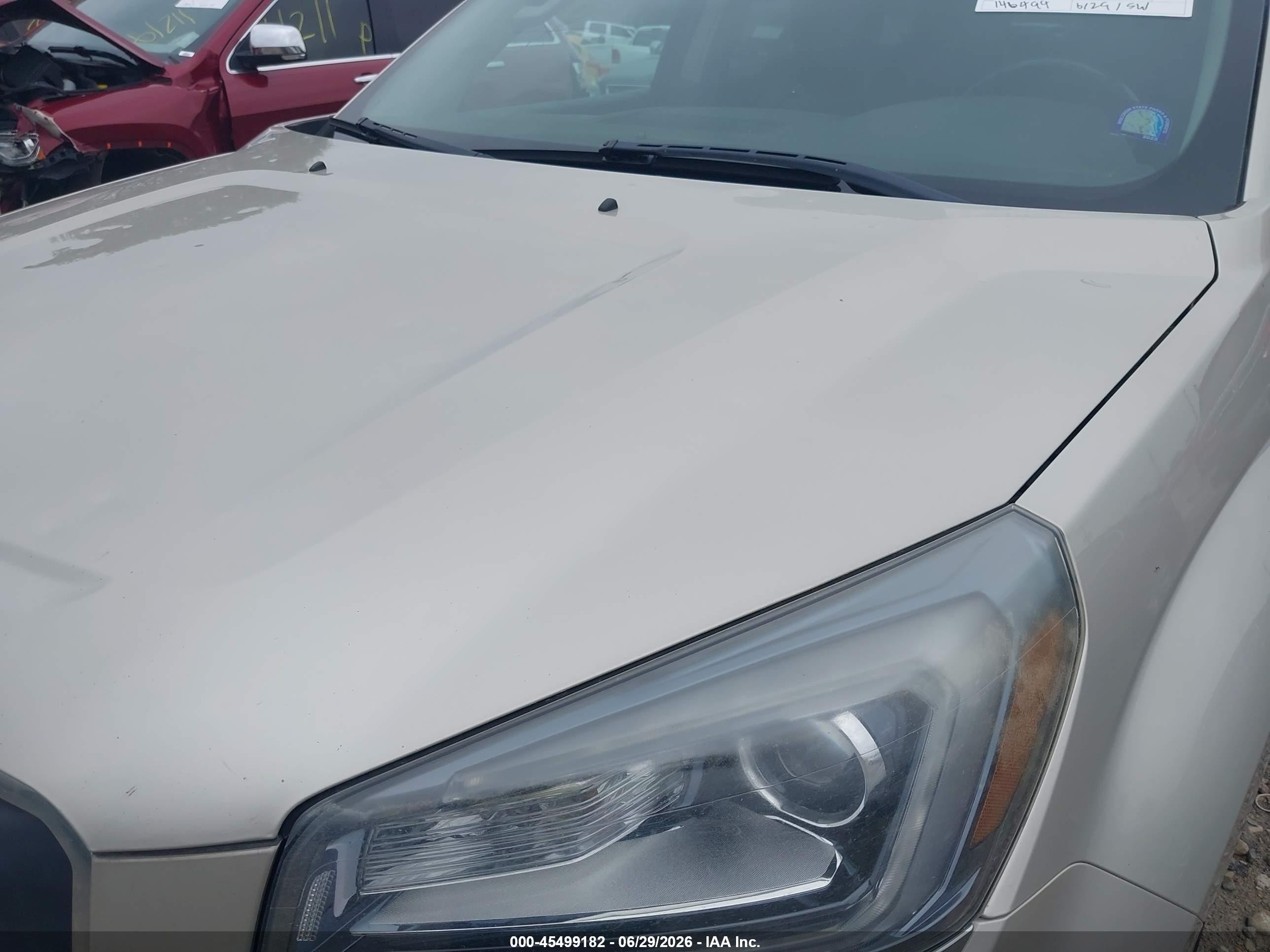 2014 Gmc Acadia Slt-1 Gold vin: 1GKKVRKD7EJ209045