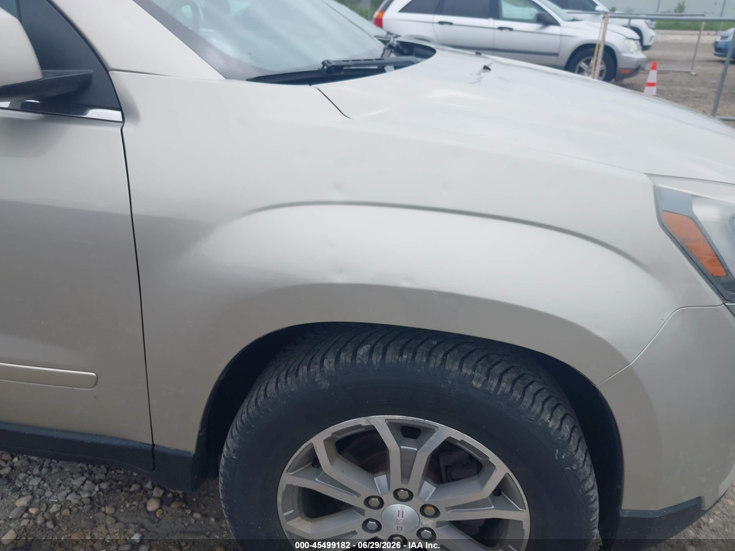 2014 Gmc Acadia Slt-1 Gold vin: 1GKKVRKD7EJ209045