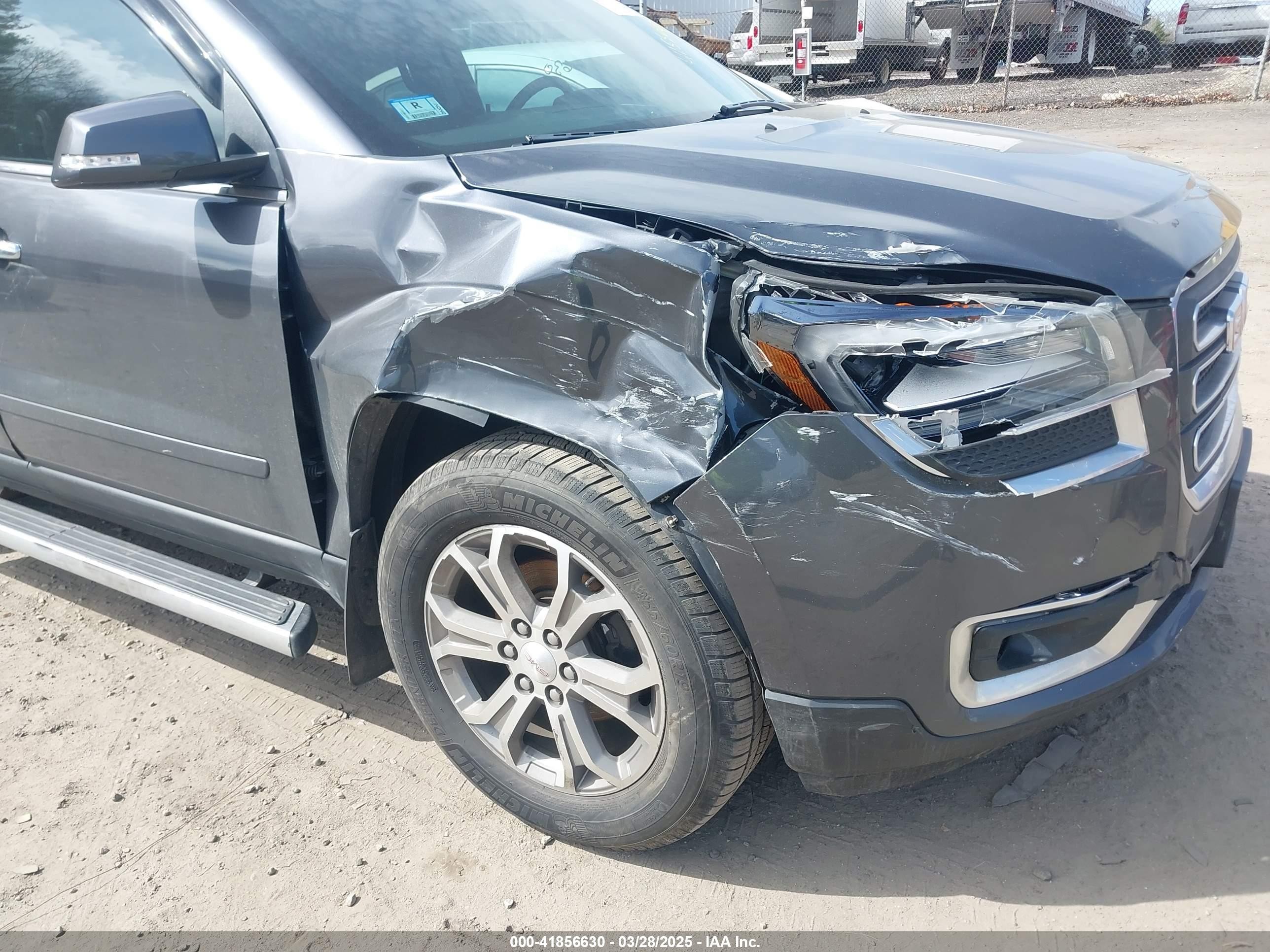 2014 Gmc Acadia Slt-1 Black vin: 1GKKVRKD7EJ272307